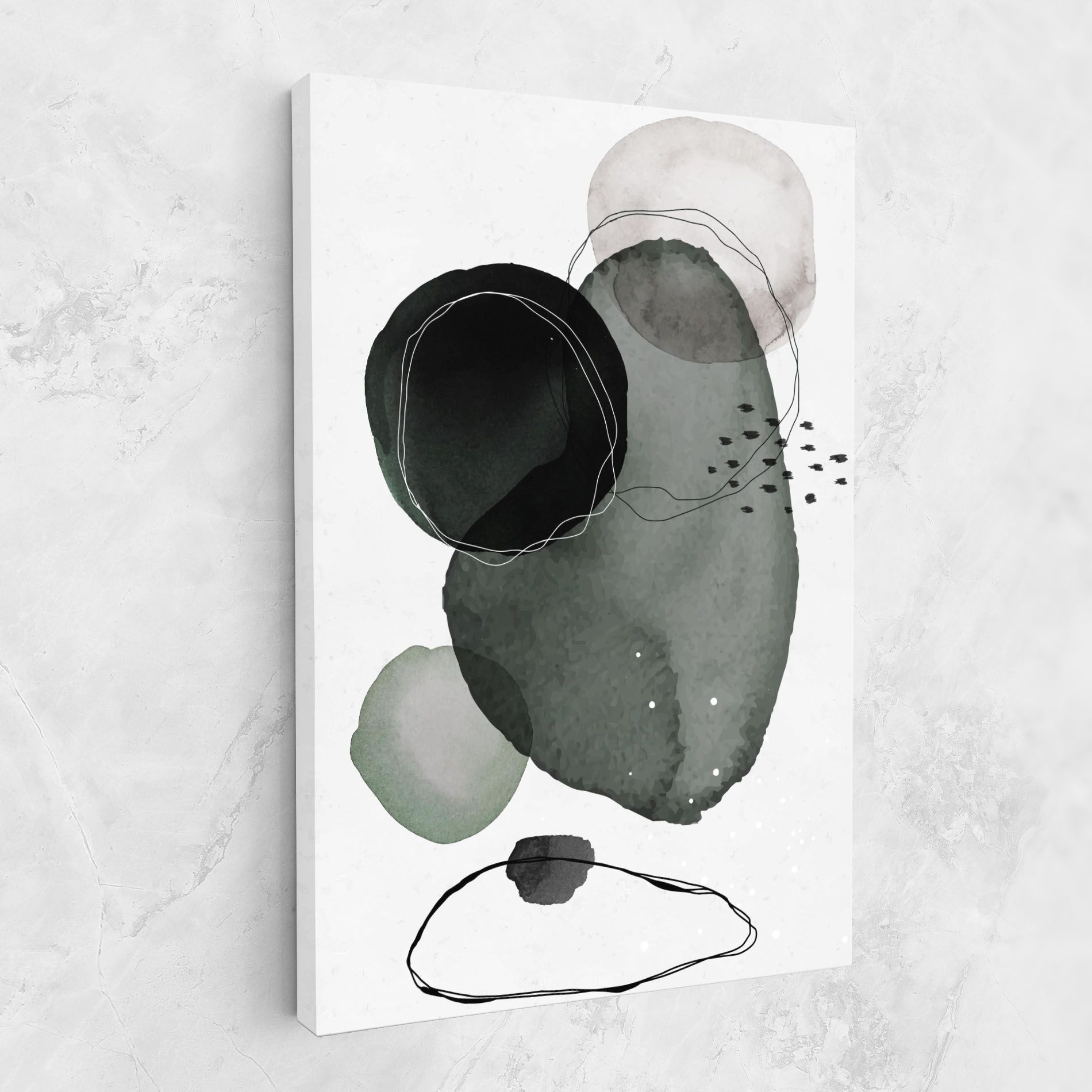 Green Watercolor mockup 1