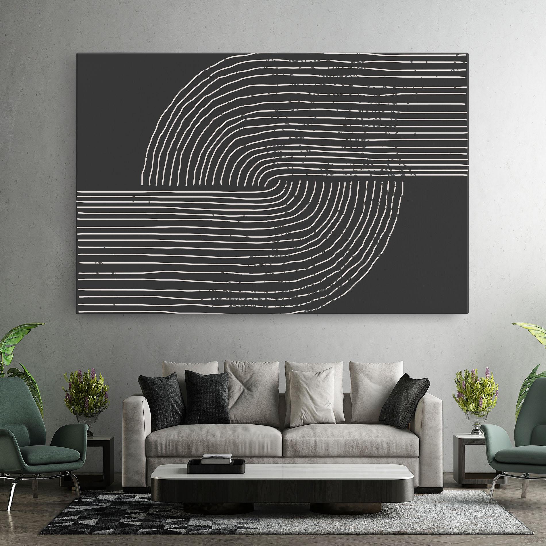 Картина на платно Minimalist Circle mockup 7