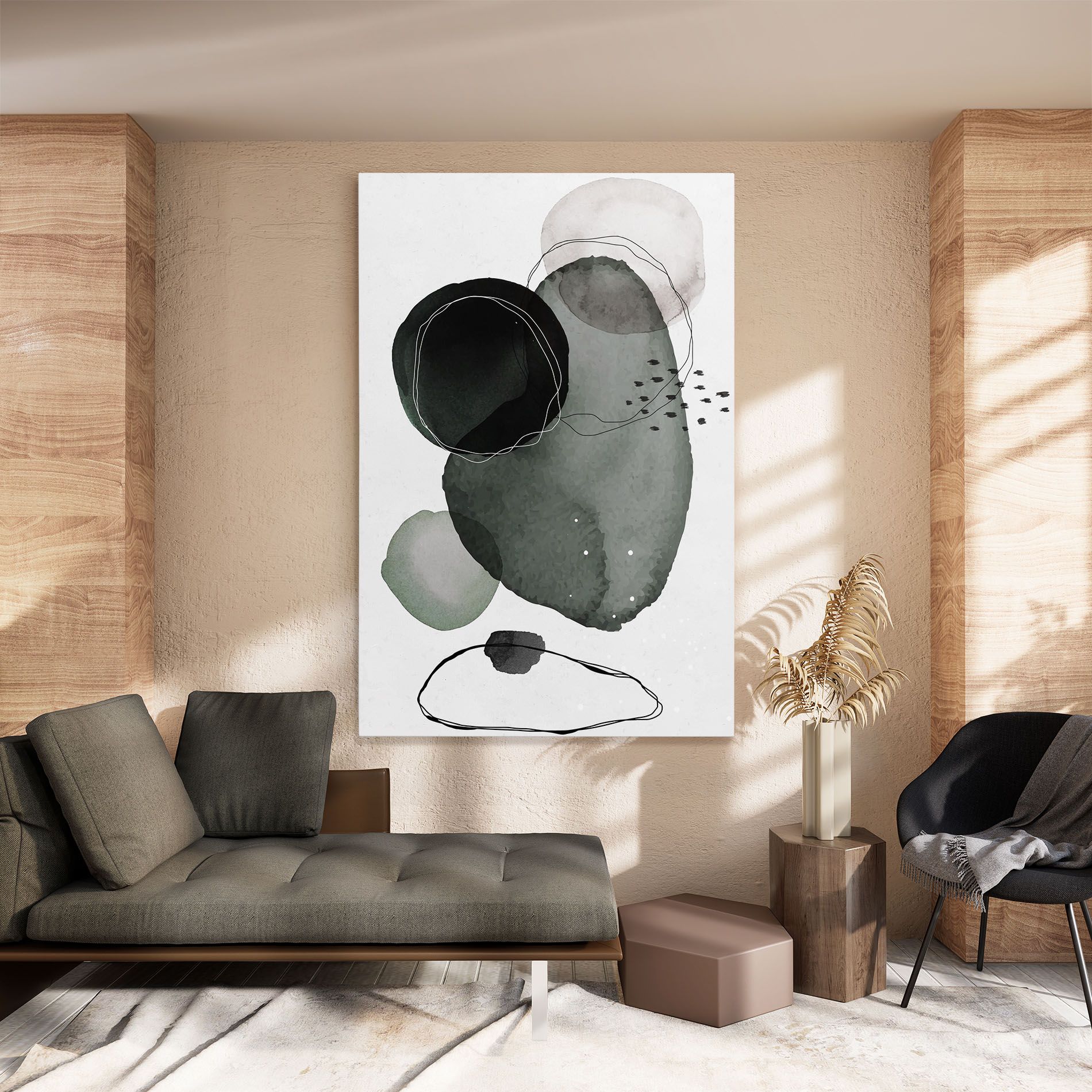 Green Watercolor mockup 8