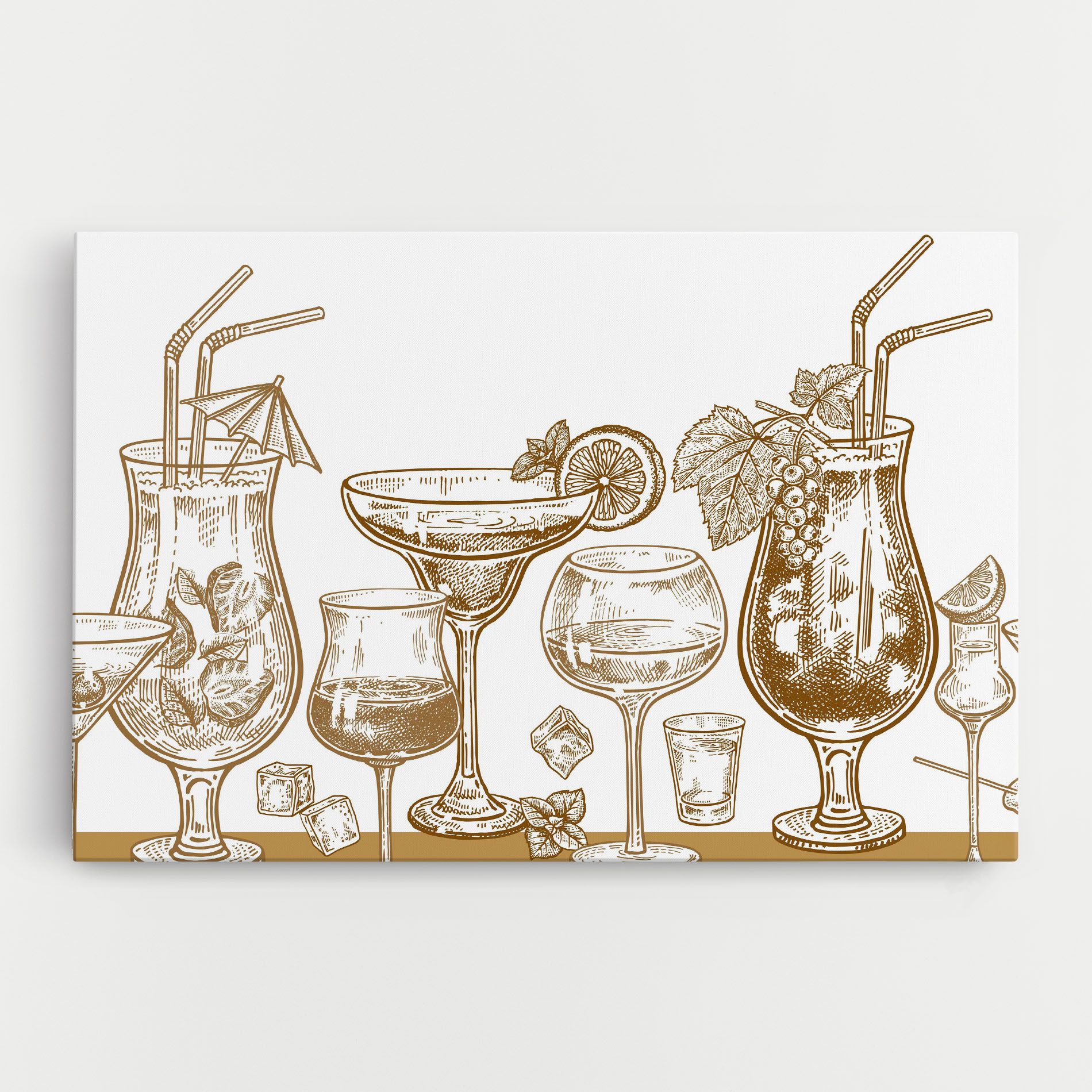 Brown Line Drinks mockup 0