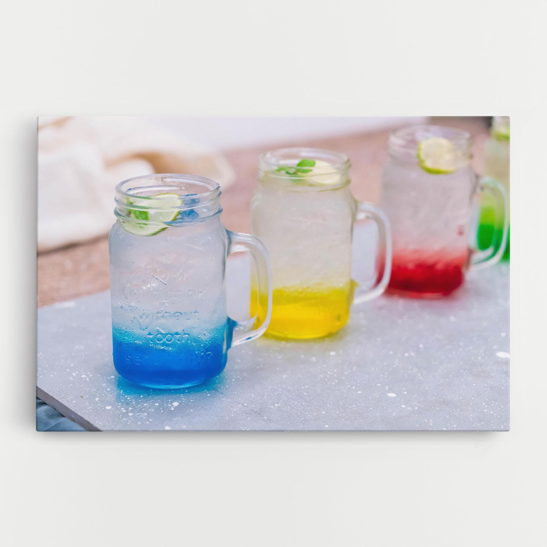 Картина на платно Colorful Italian Soda mockup 0