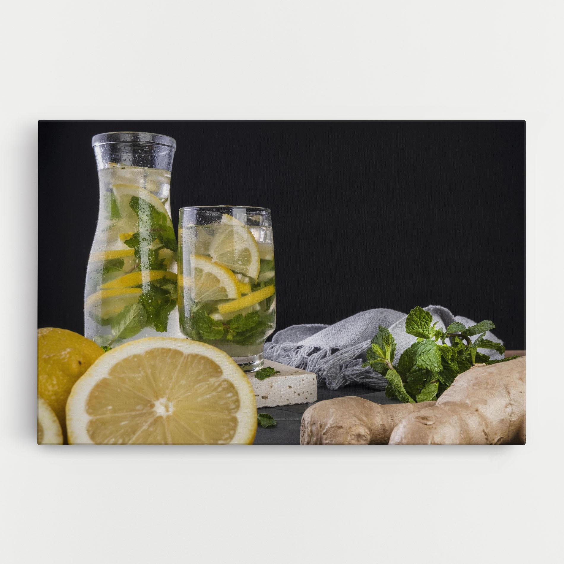 Картина на платно Ginger Lemonade mockup 0