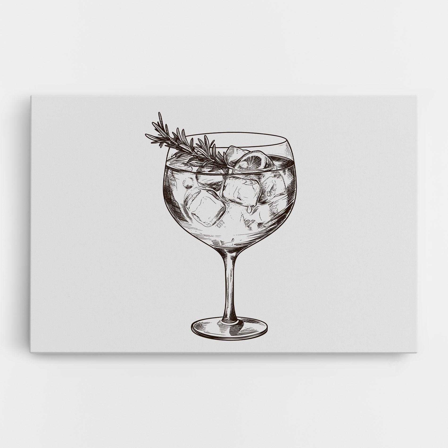 Картина на платно Gintonic mockup 0