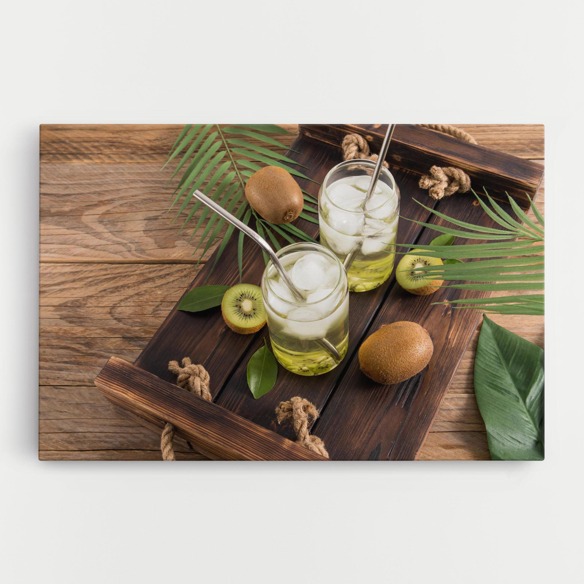 Картина на платно Kiwi Drinks mockup 0