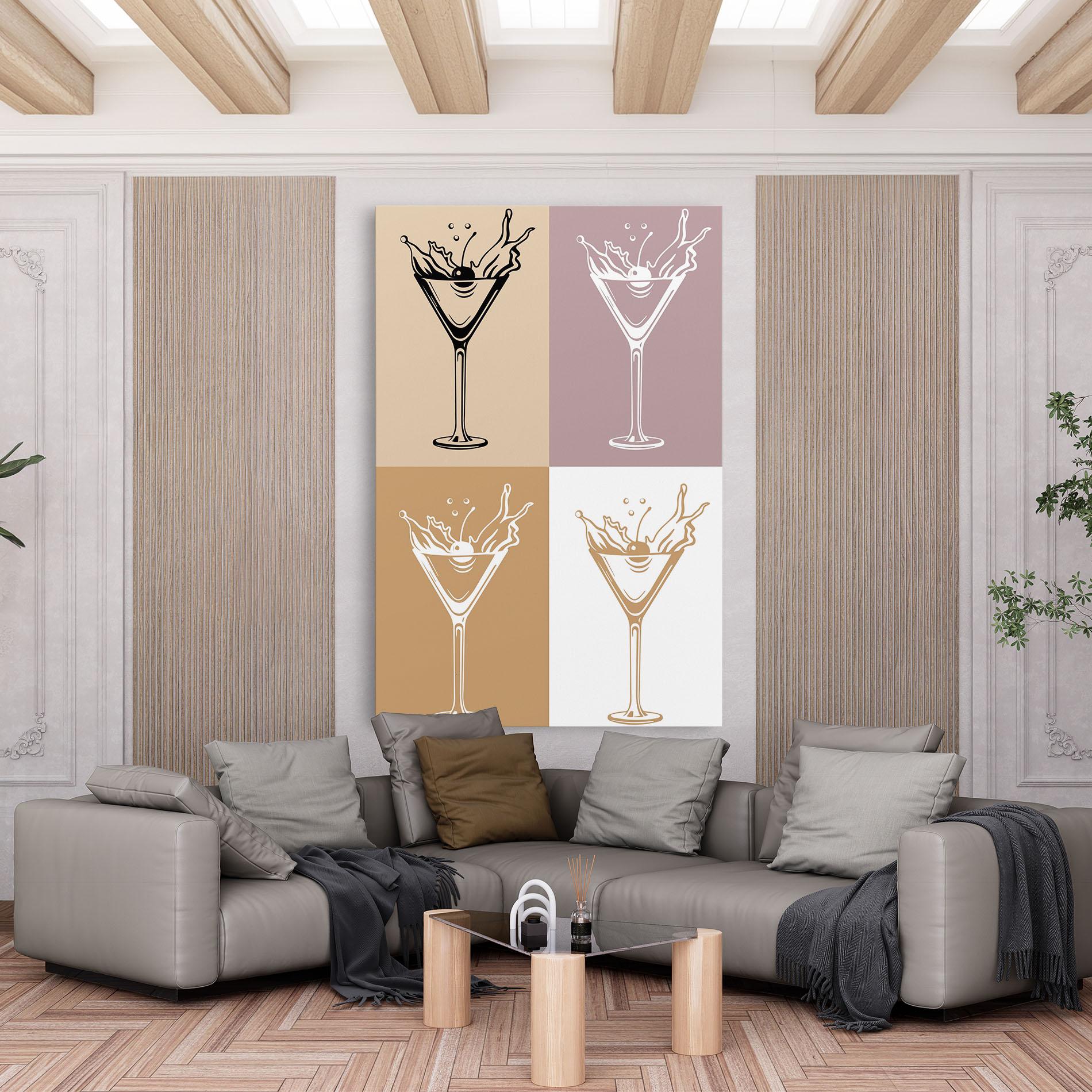 Картина на платно Drinks Mix mockup 6