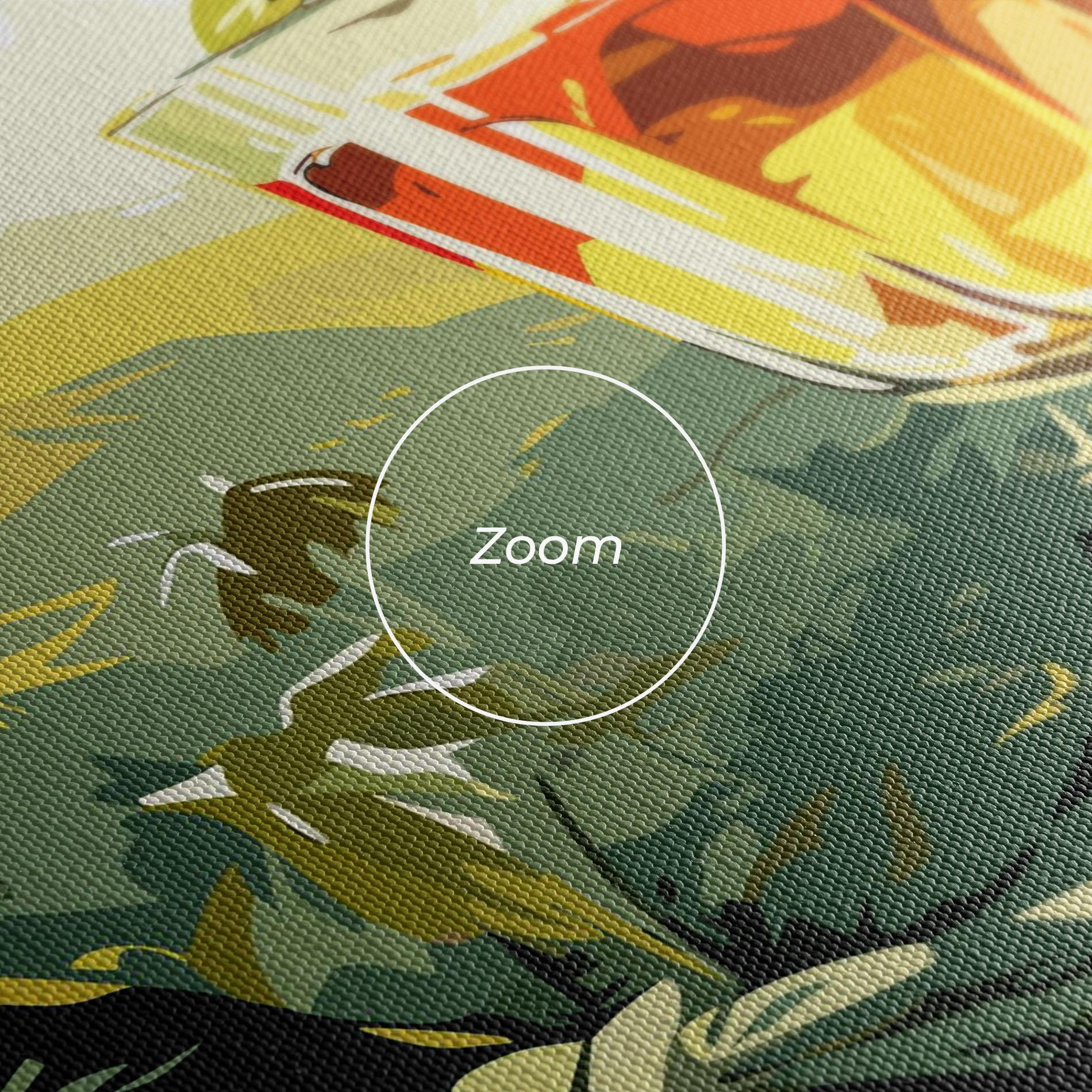 Картина на платно Orange Drink mockup 3