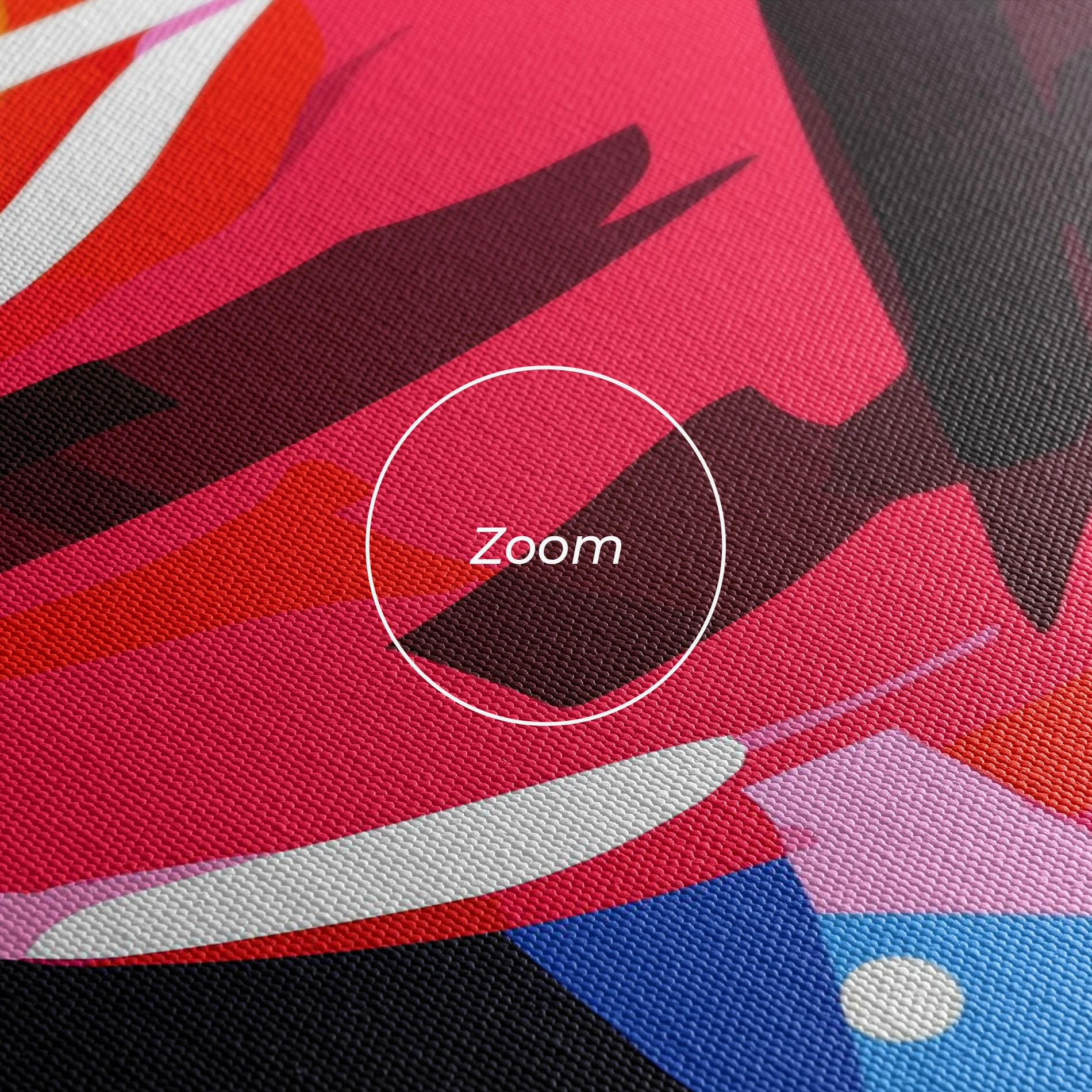 Картина на платно Red Cocktail Art mockup 3