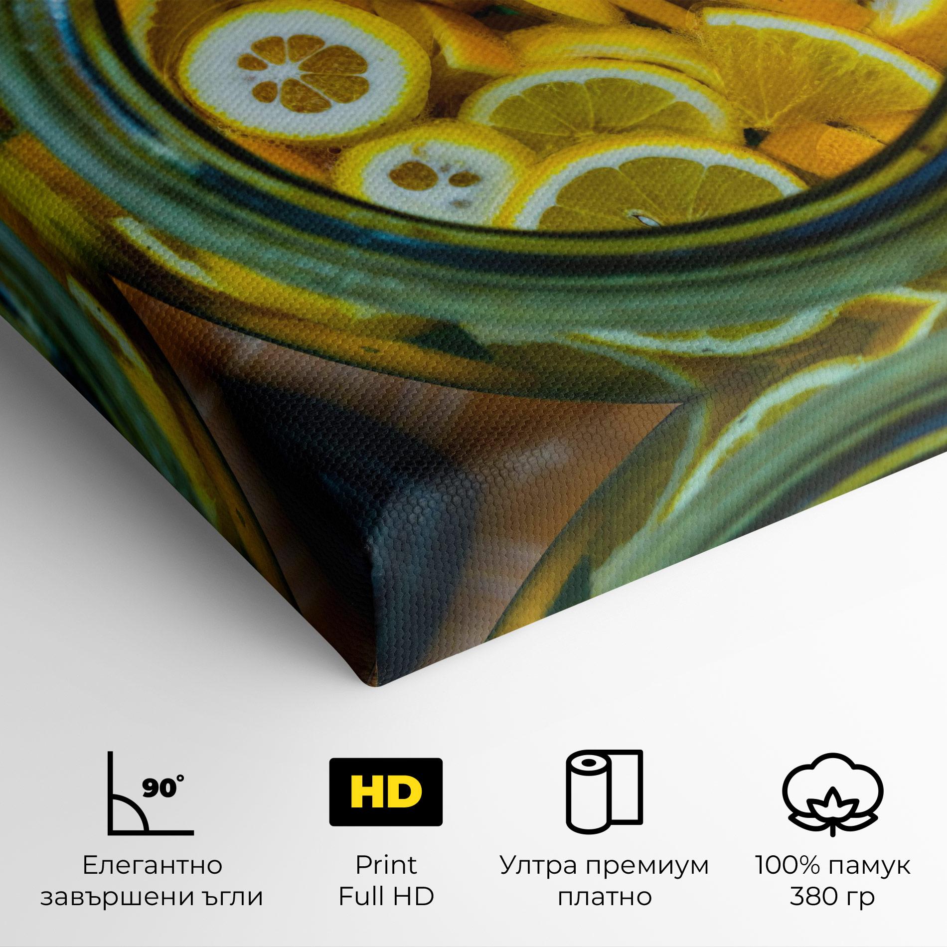 Картина на платно Big Limonade mockup 4