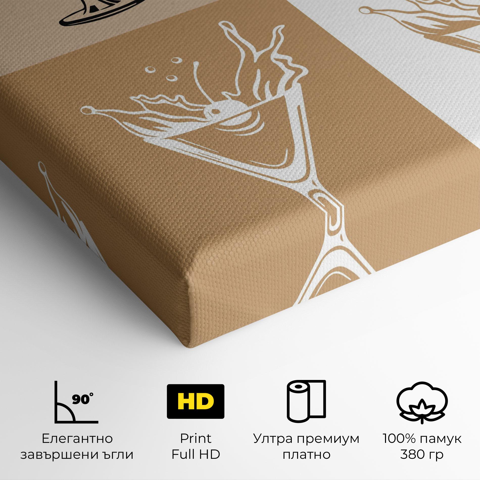 Картина на платно Drinks Mix mockup 4