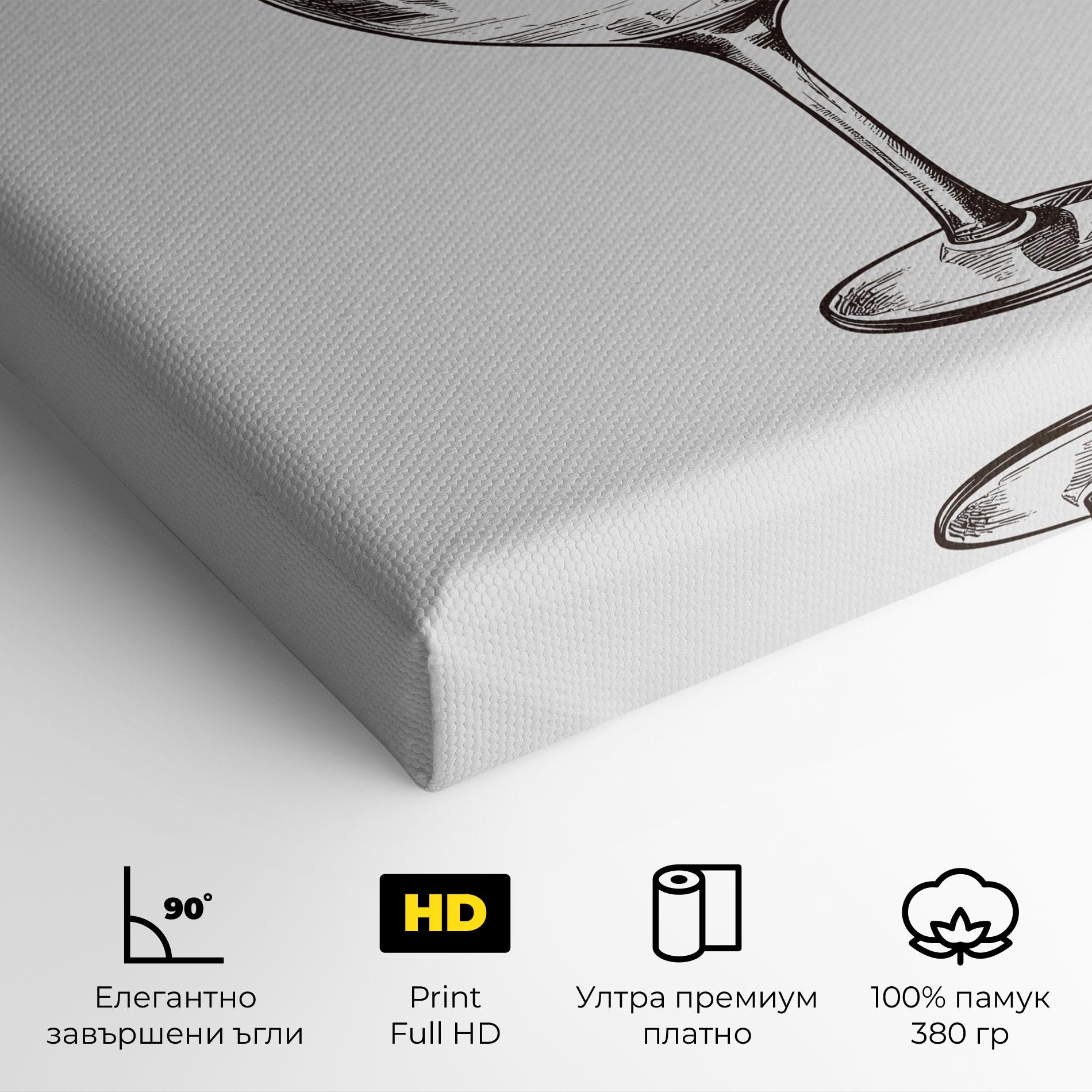 Картина на платно Gintonic mockup 4