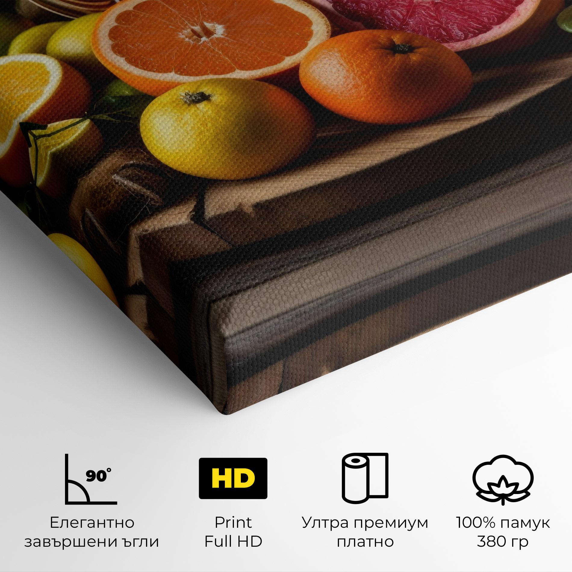 Картина на платно Glass Of Orange Juice mockup 4