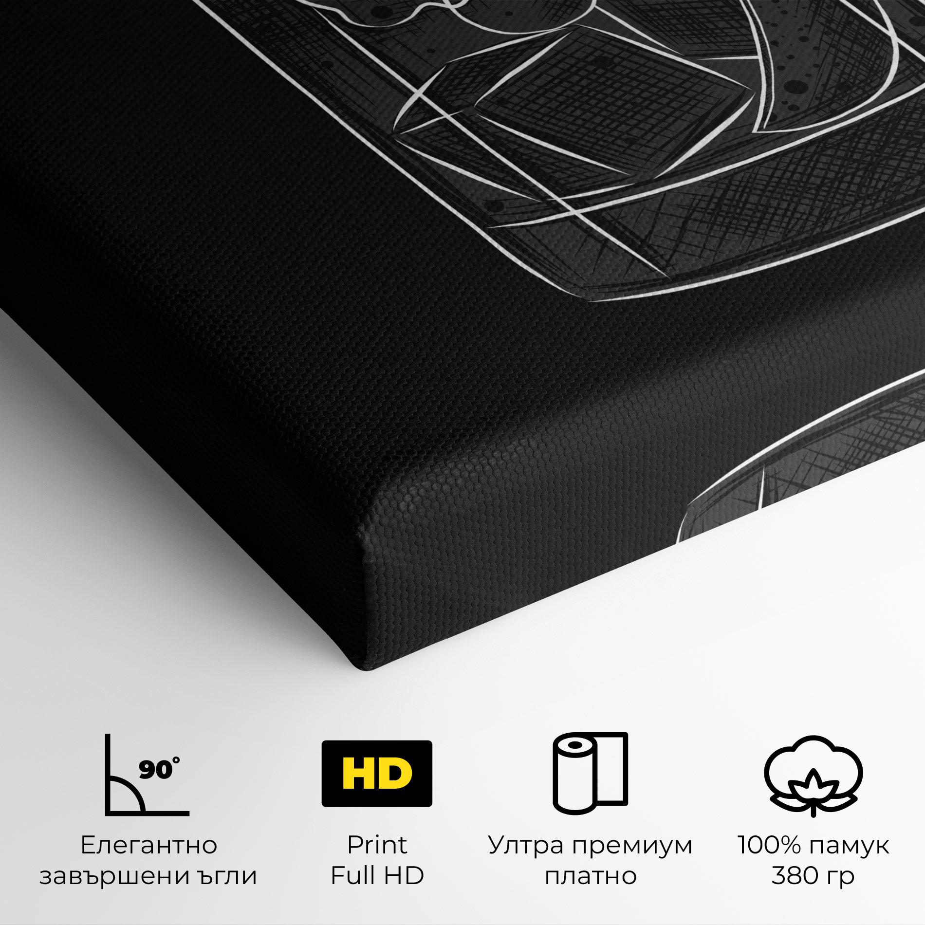 Картина на платно Lime Drink mockup 4