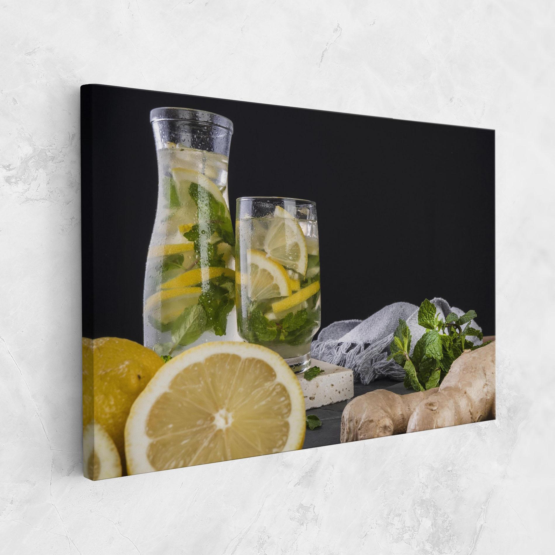 Картина на платно Ginger Lemonade mockup 1