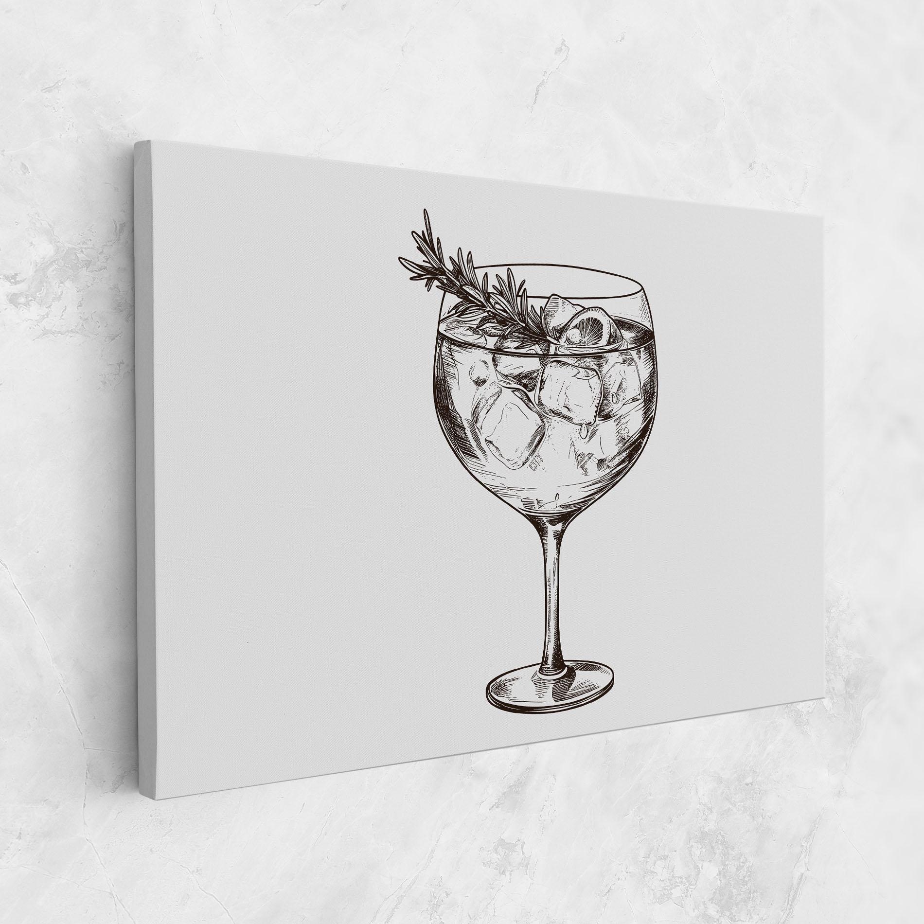 Картина на платно Gintonic mockup 1