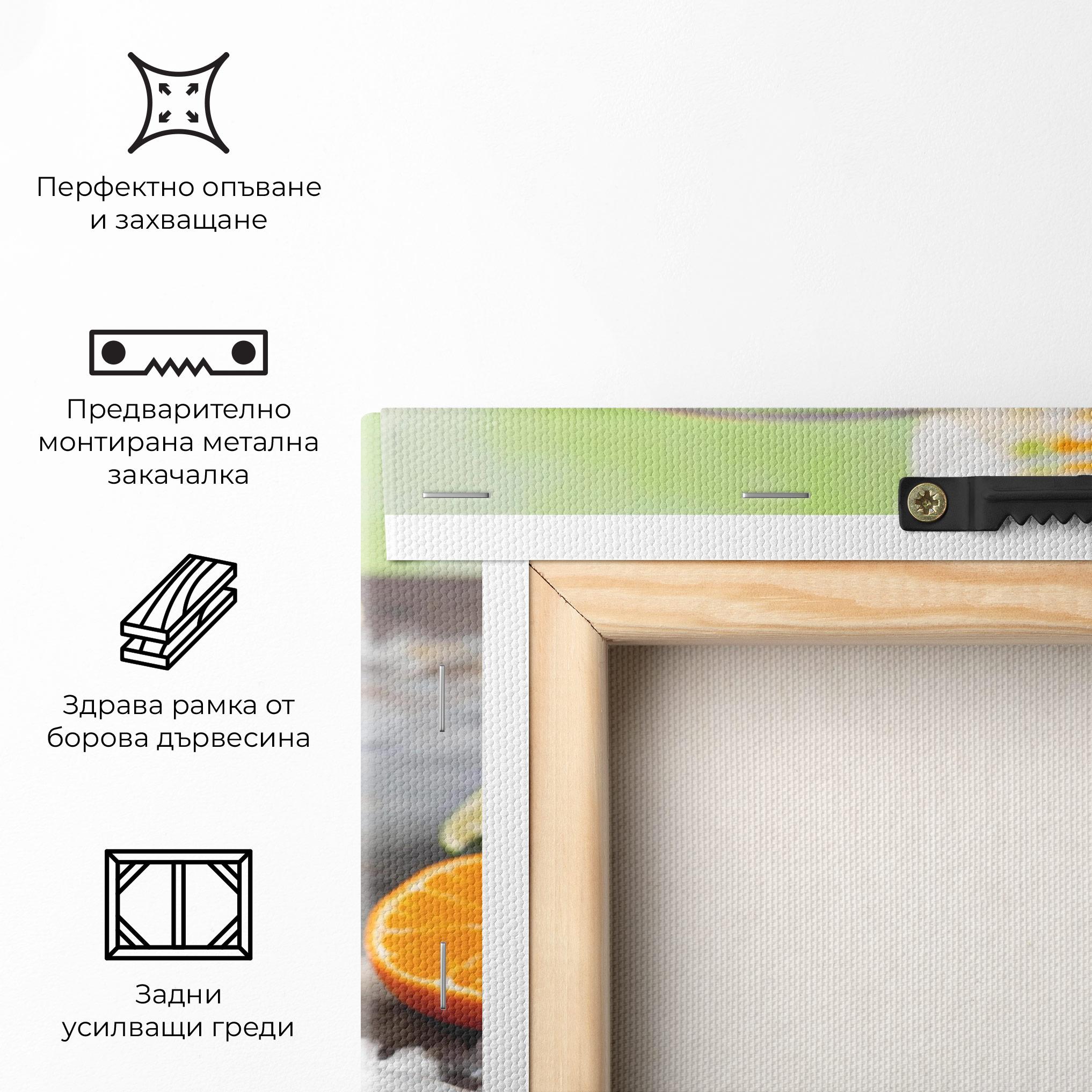 Картина на платно Citrus Fruit Lemonade mockup 5