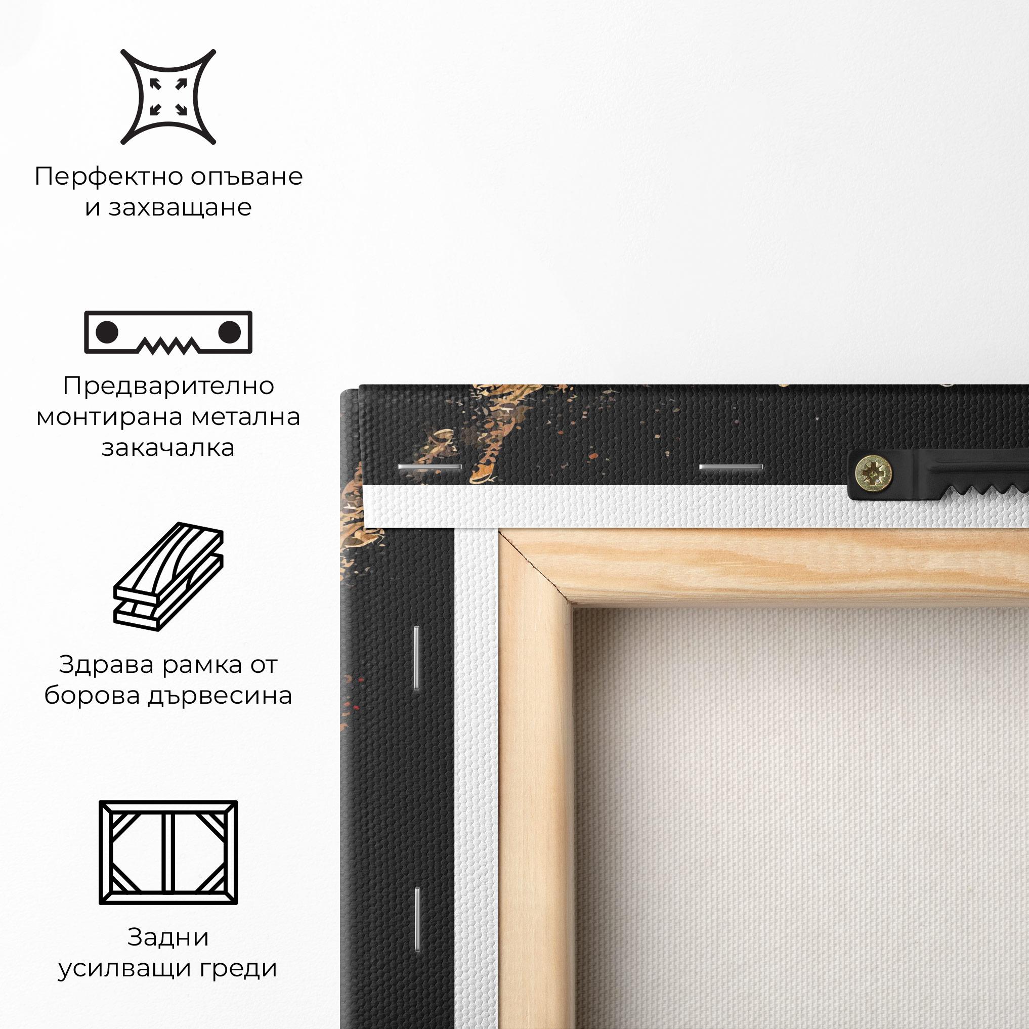 Картина на платно Cola Splash mockup 5