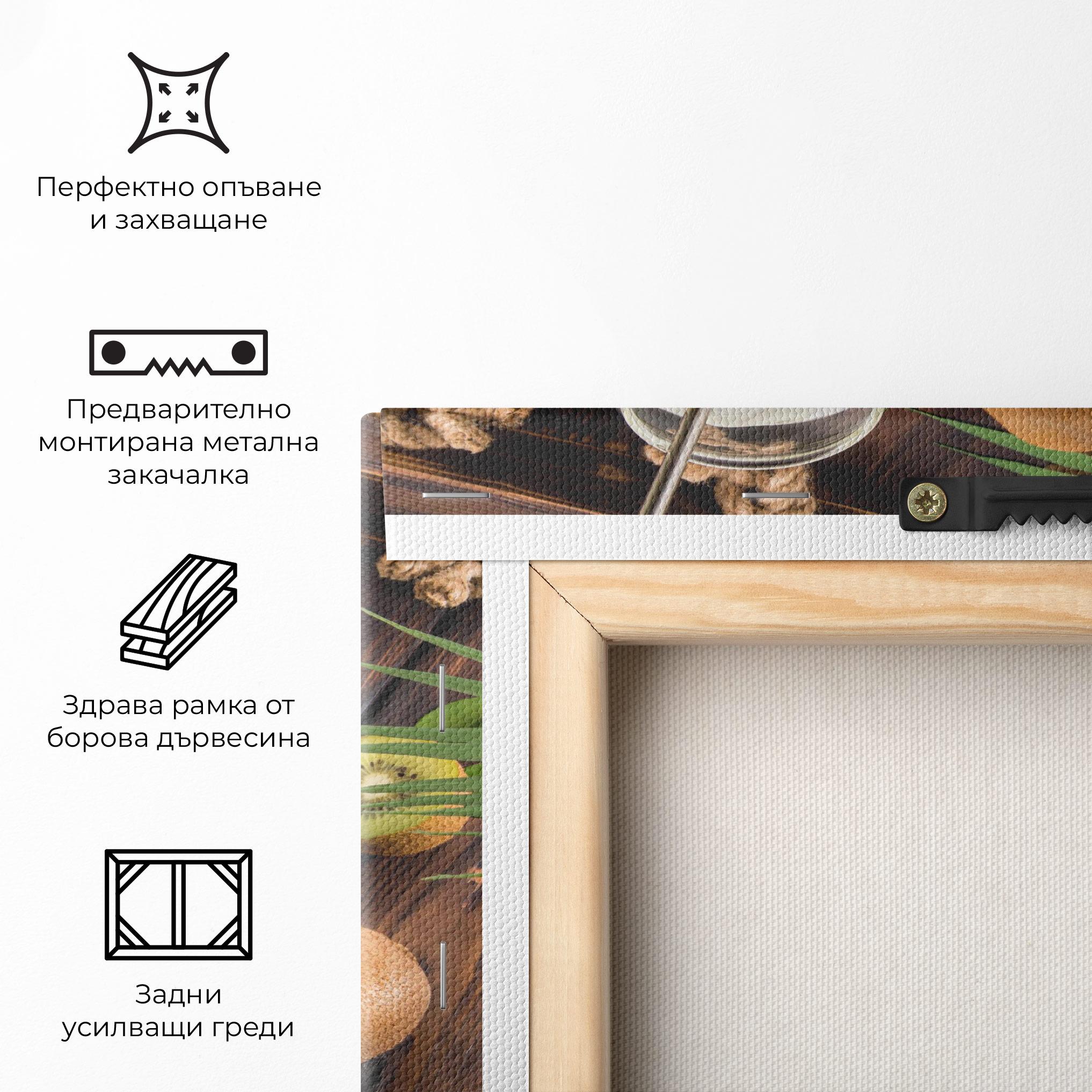 Картина на платно Kiwi Drinks mockup 5