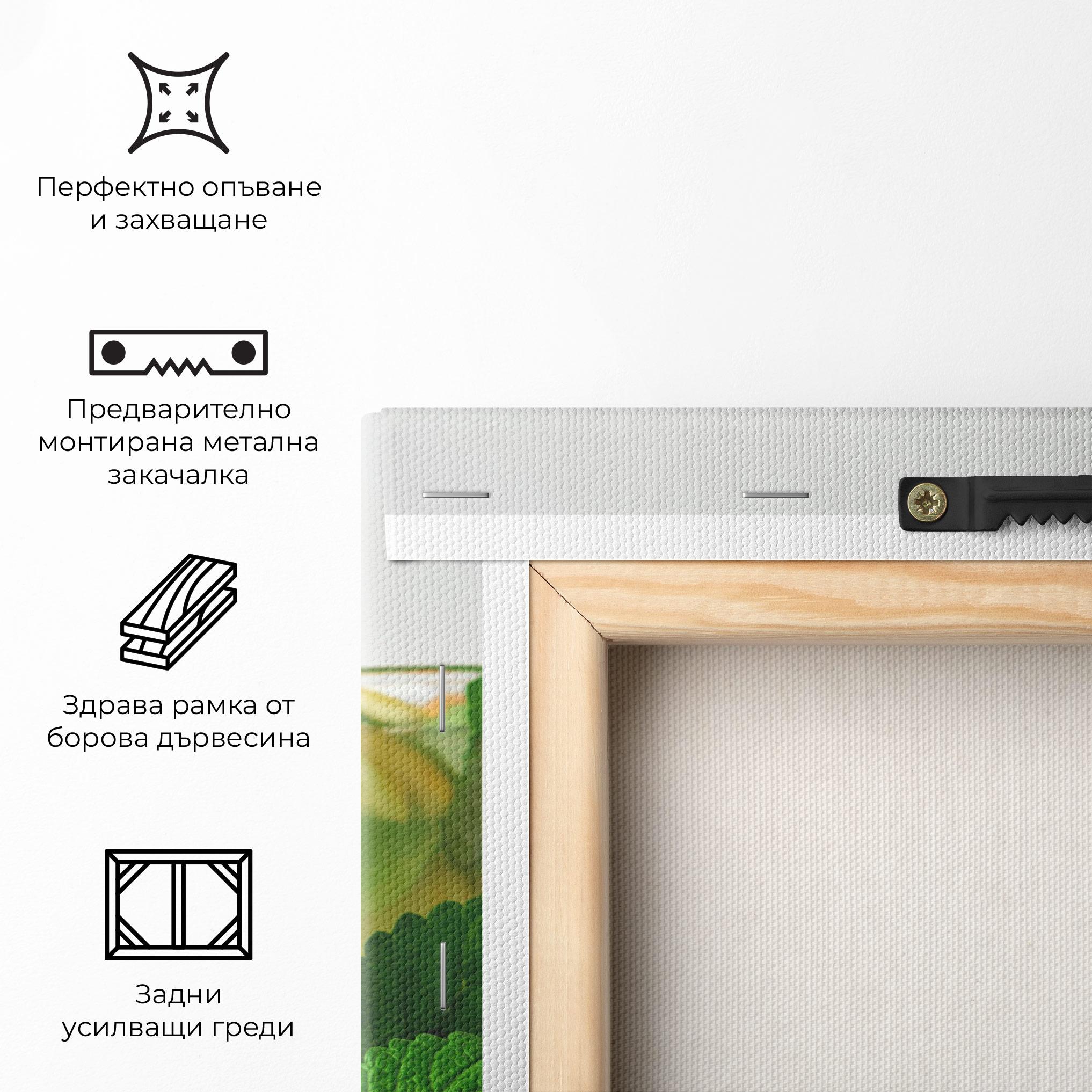 Картина на платно Mint Leaves Lemonade mockup 5