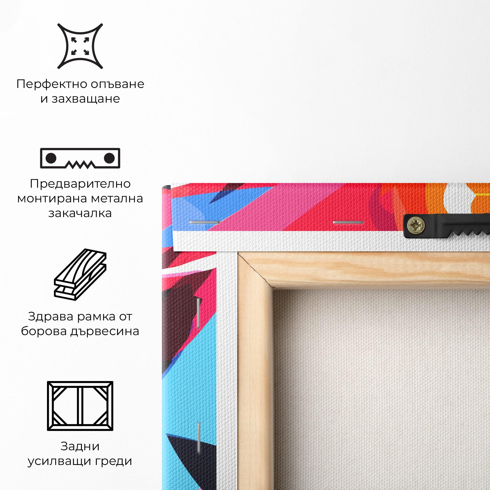 Картина на платно Red Cocktail Art mockup 5