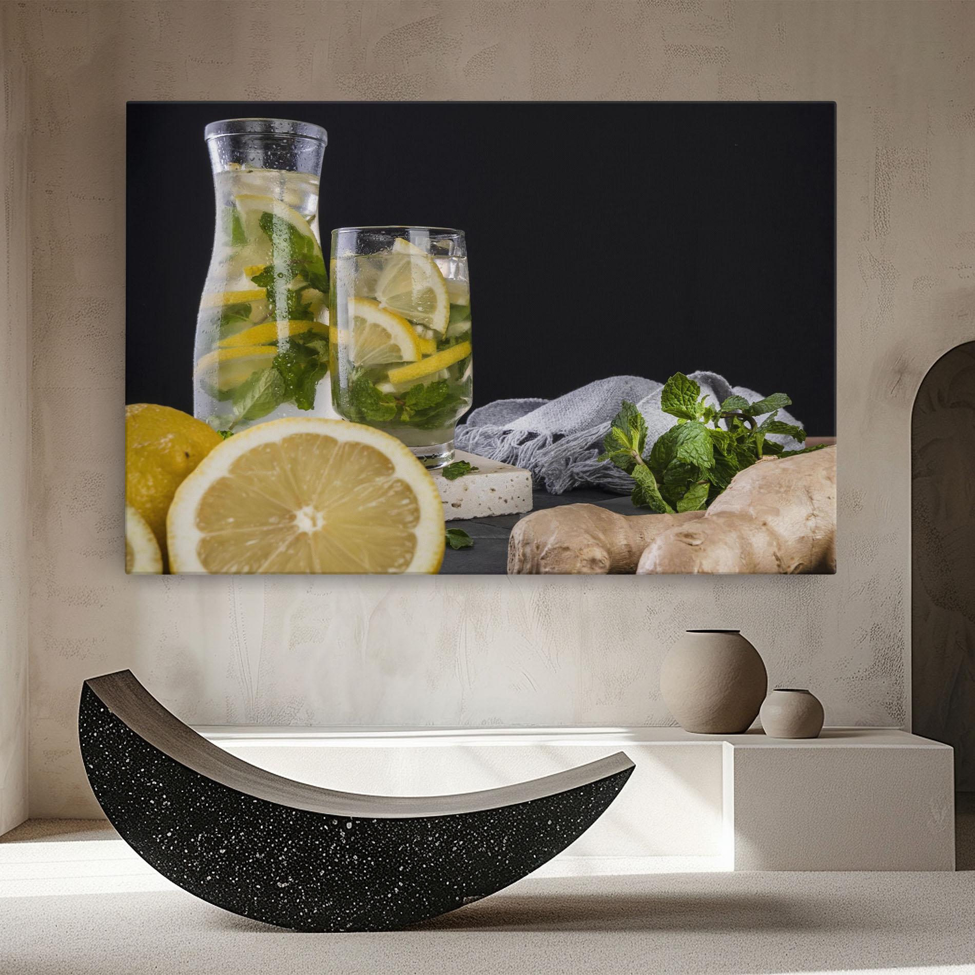 Картина на платно Ginger Lemonade mockup 8