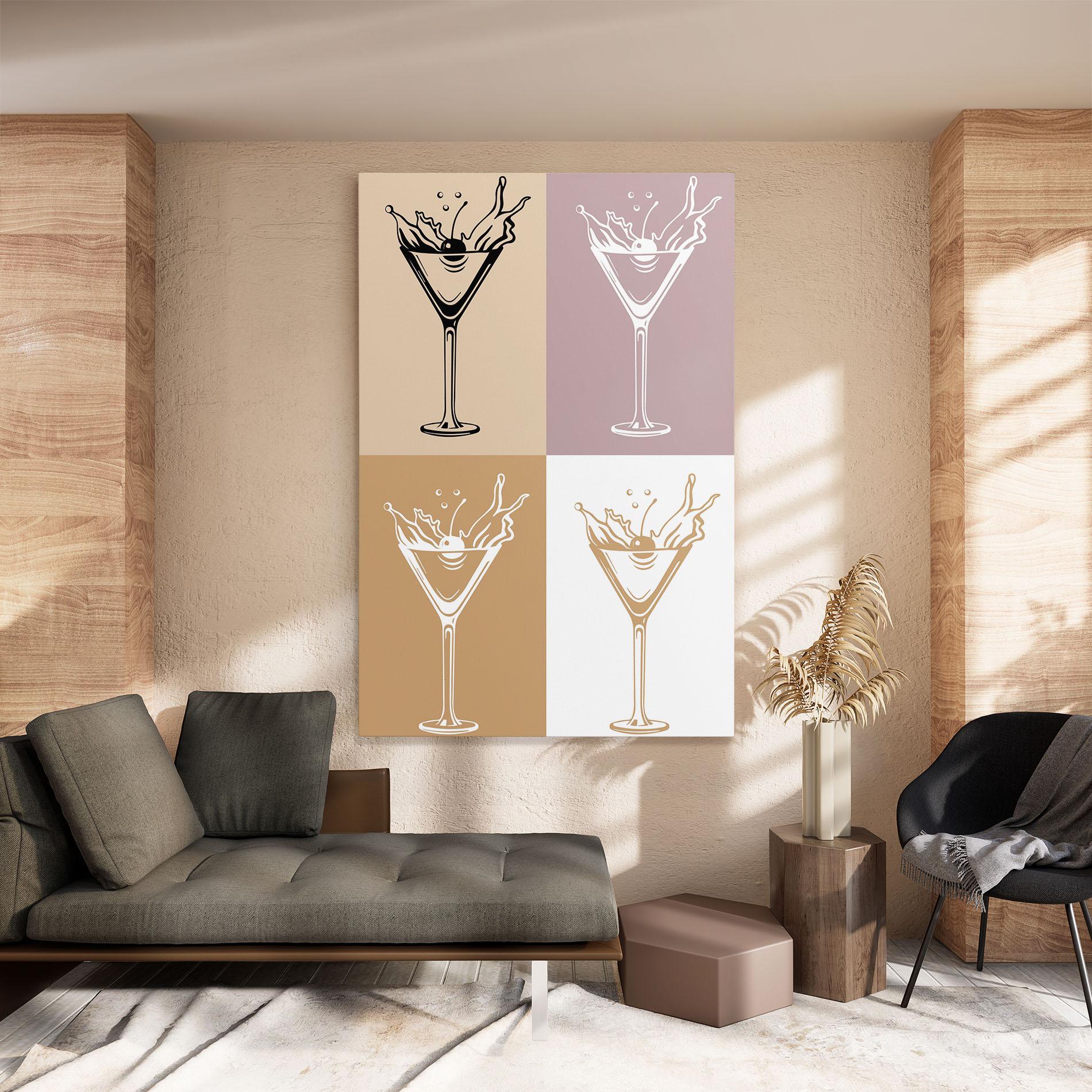 Картина на платно Drinks Mix mockup 8