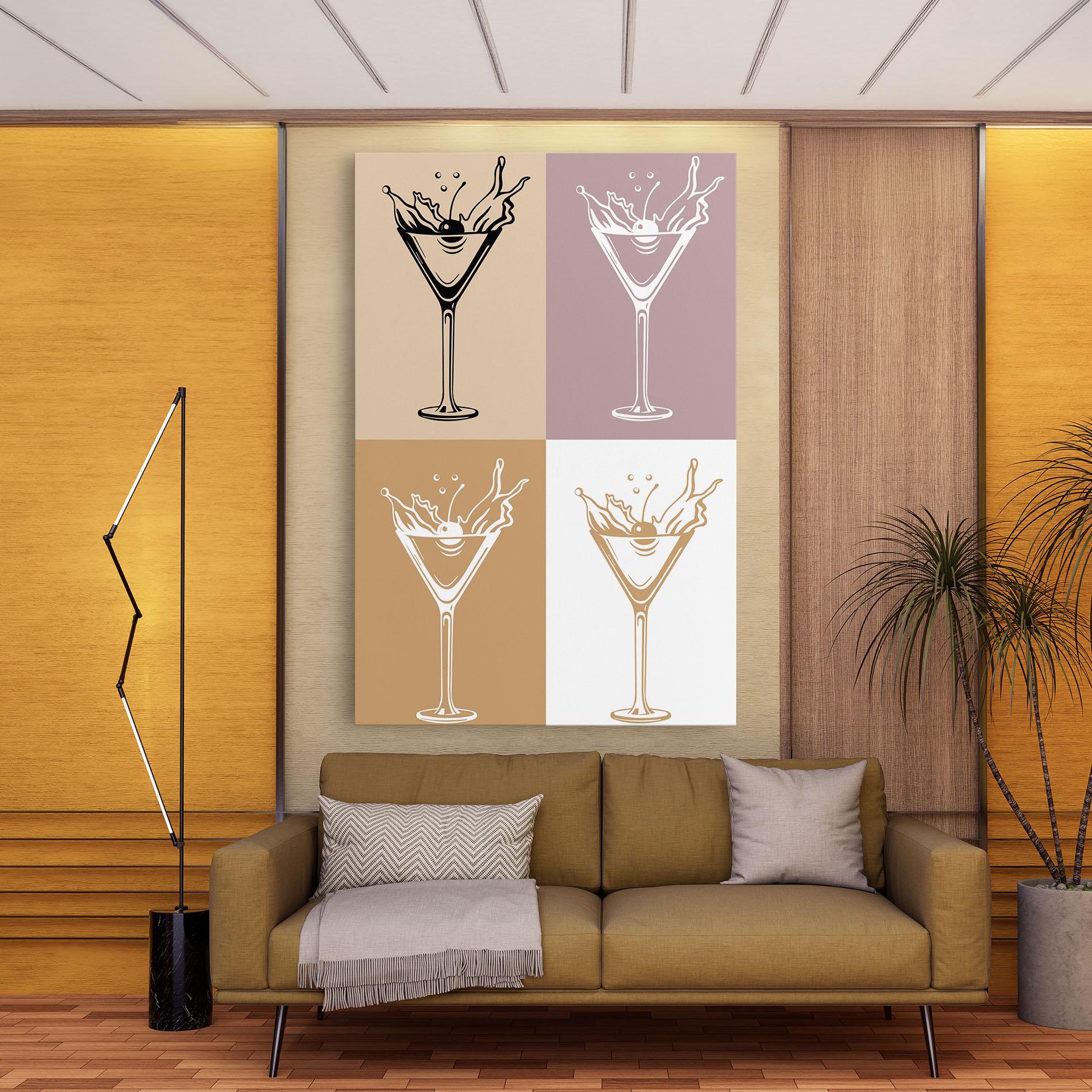 Картина на платно Drinks Mix mockup 9