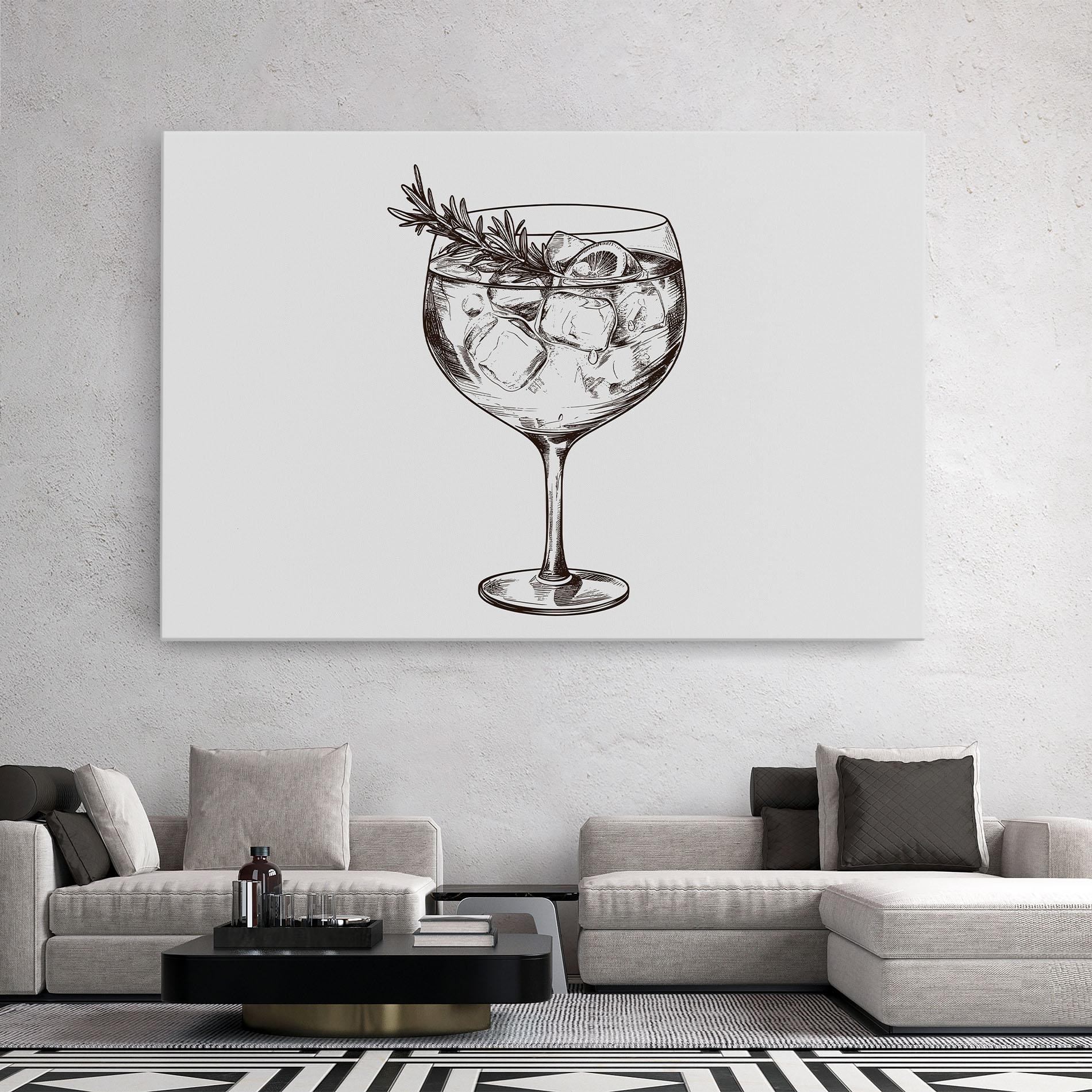 Картина на платно Gintonic mockup 2