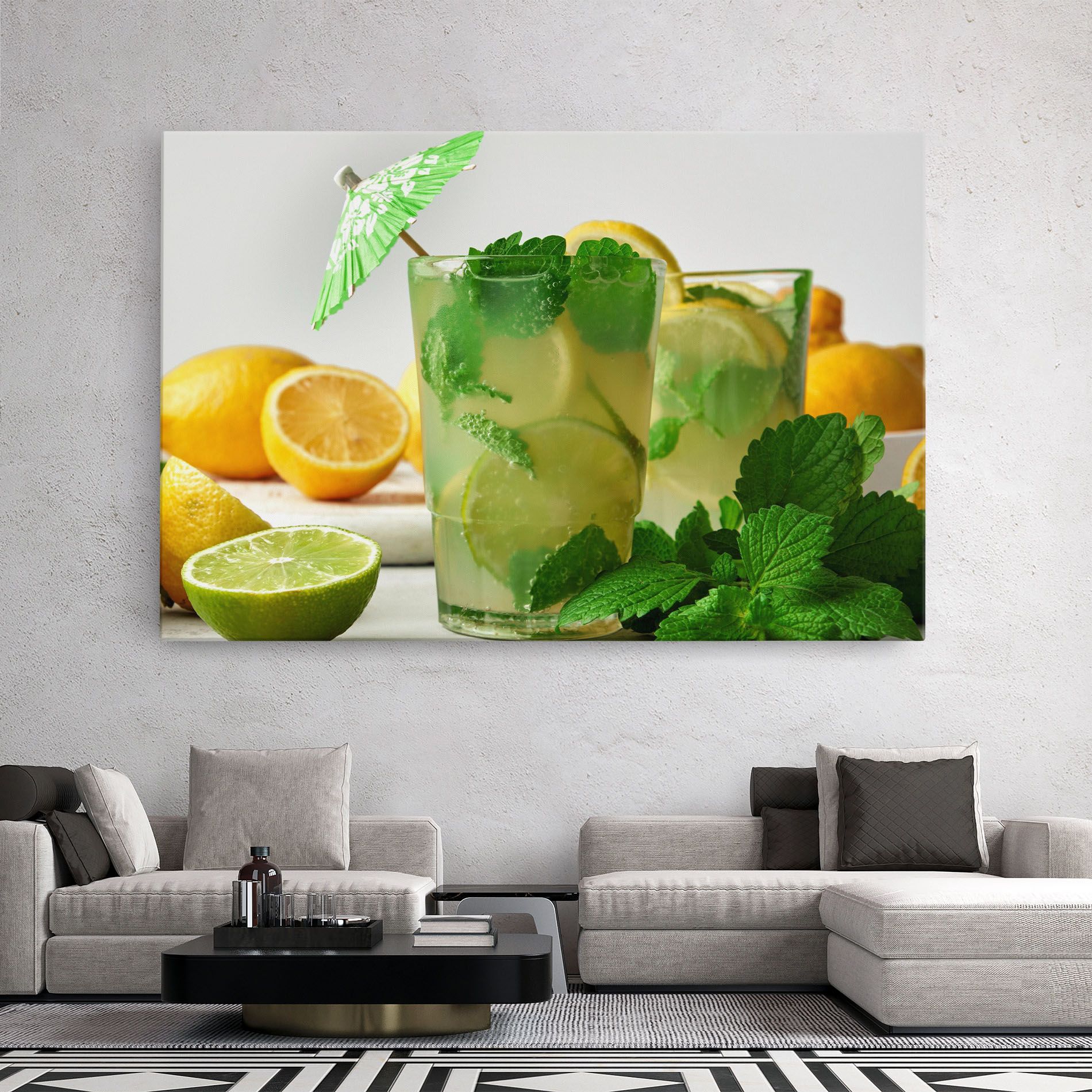 Mint Leaves Lemonade mockup 2