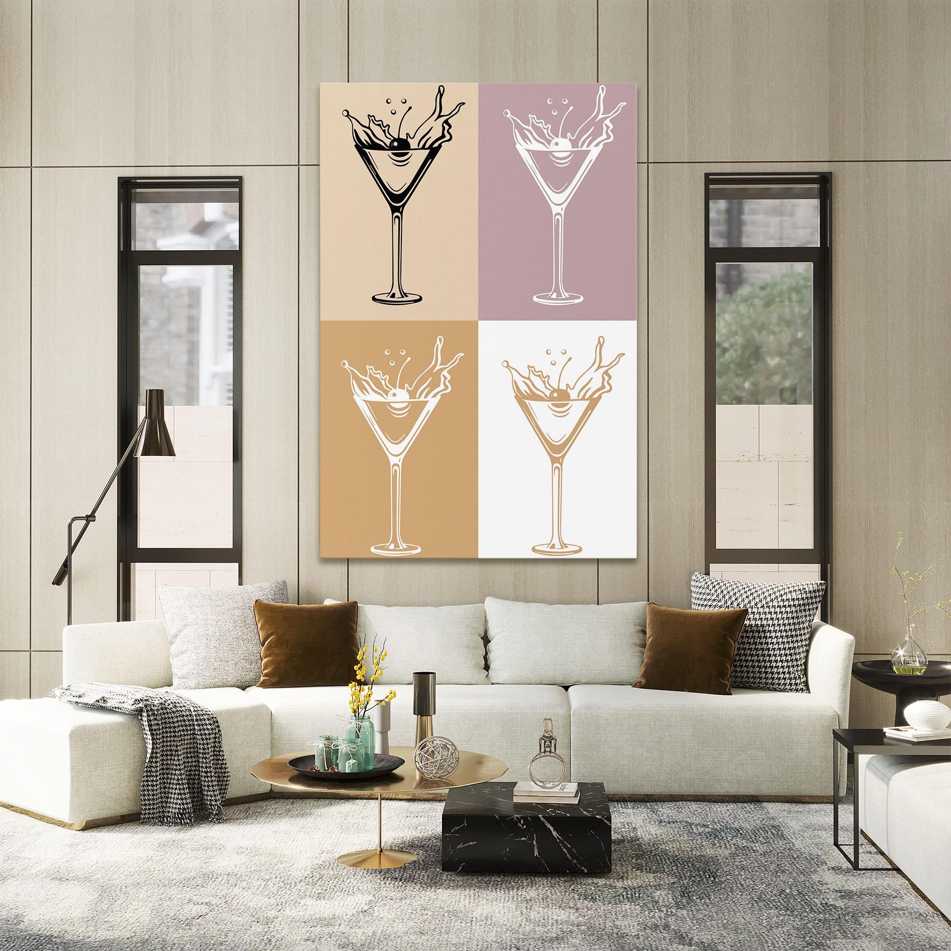 Картина на платно Drinks Mix mockup 2