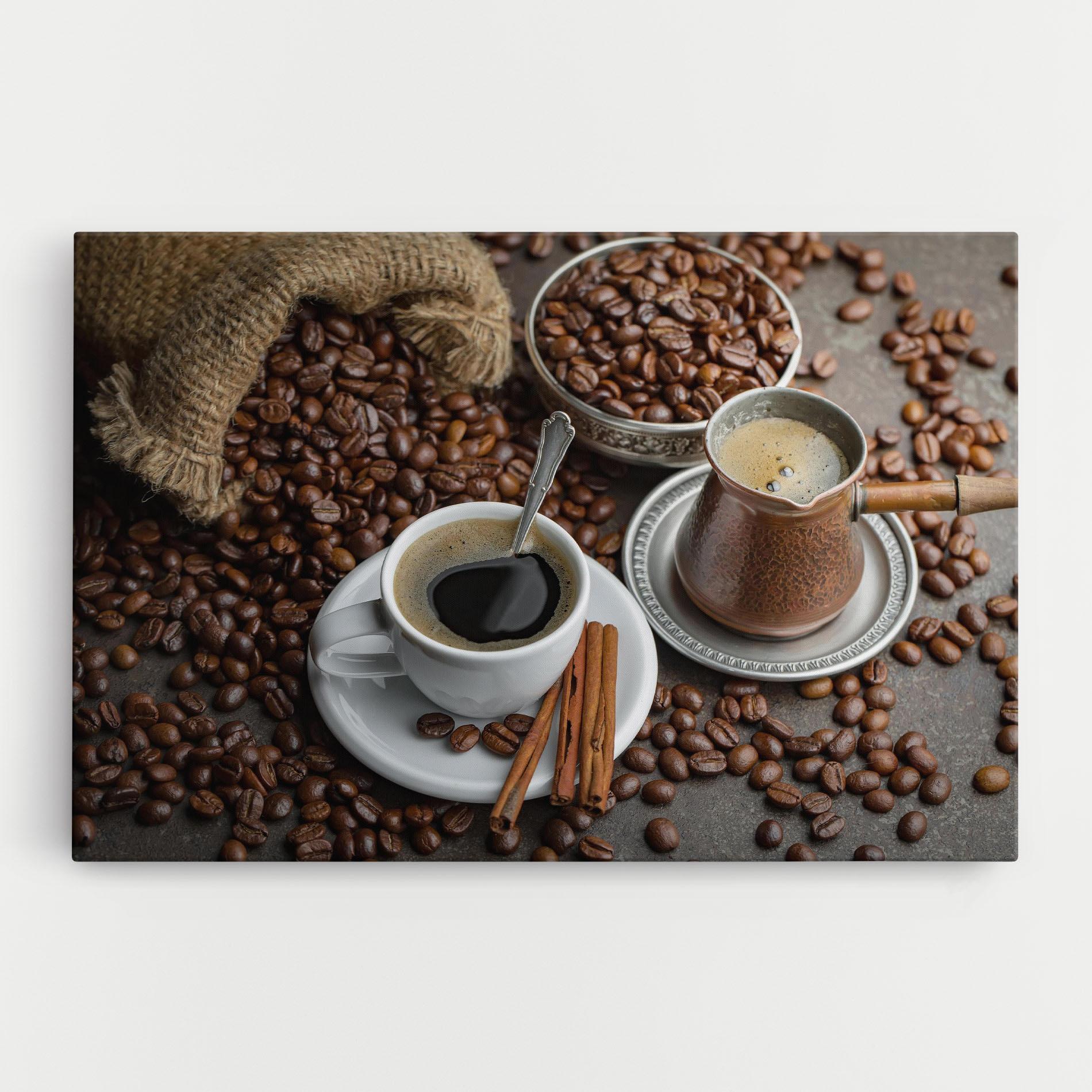 Картина на платно Black Coffee Bean mockup 0