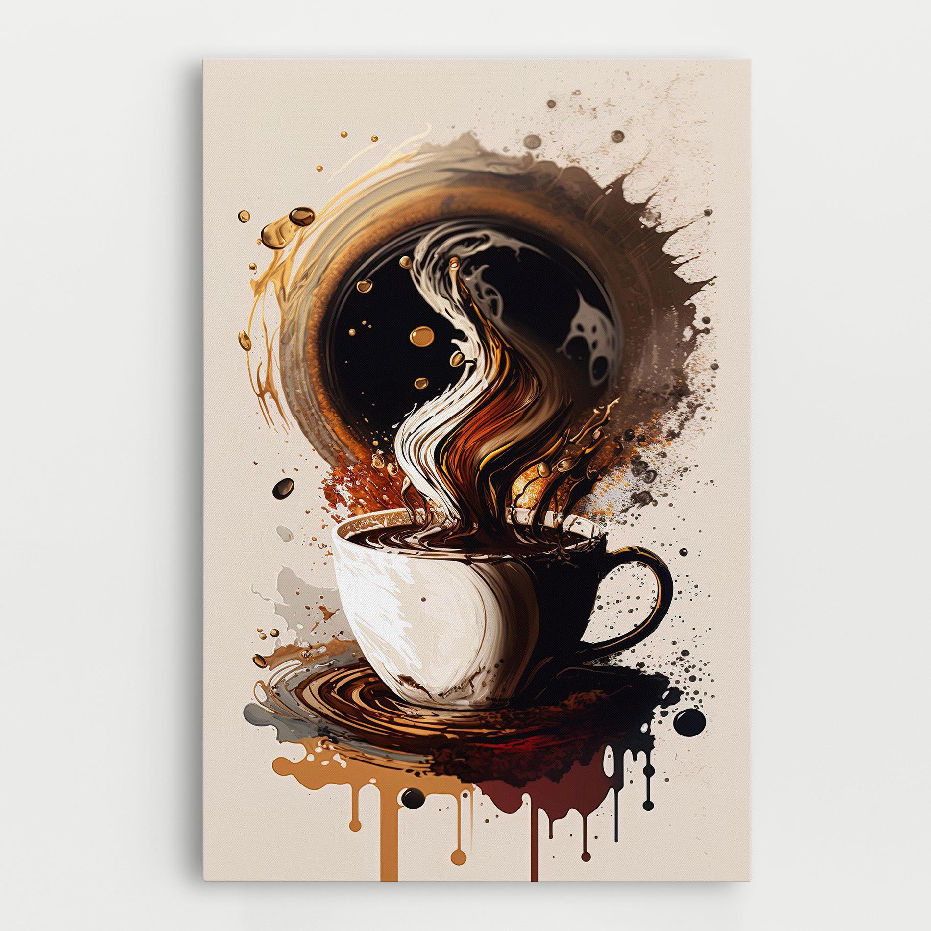 Картина на платно Coffee Art mockup 0