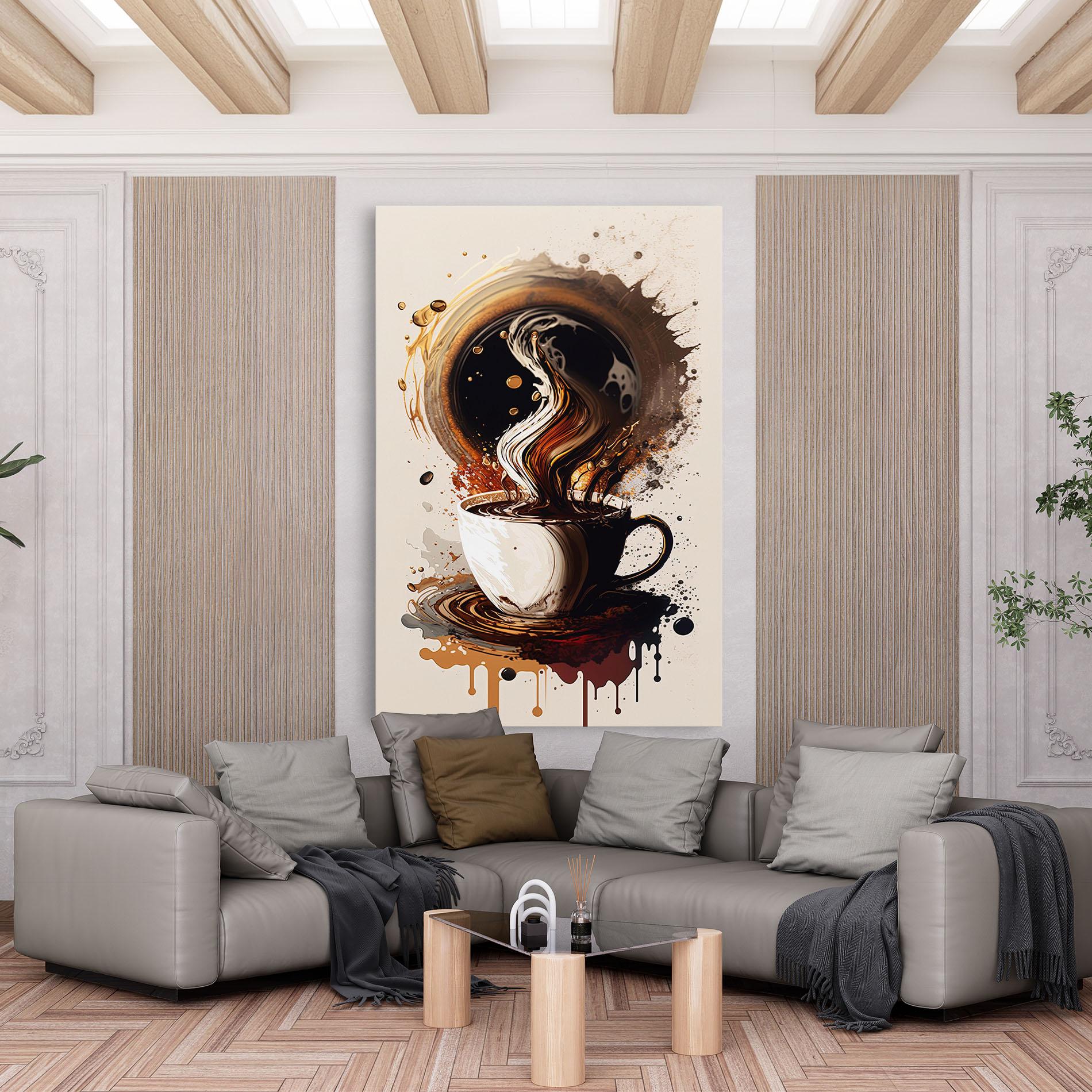 Картина на платно Coffee Art mockup 6
