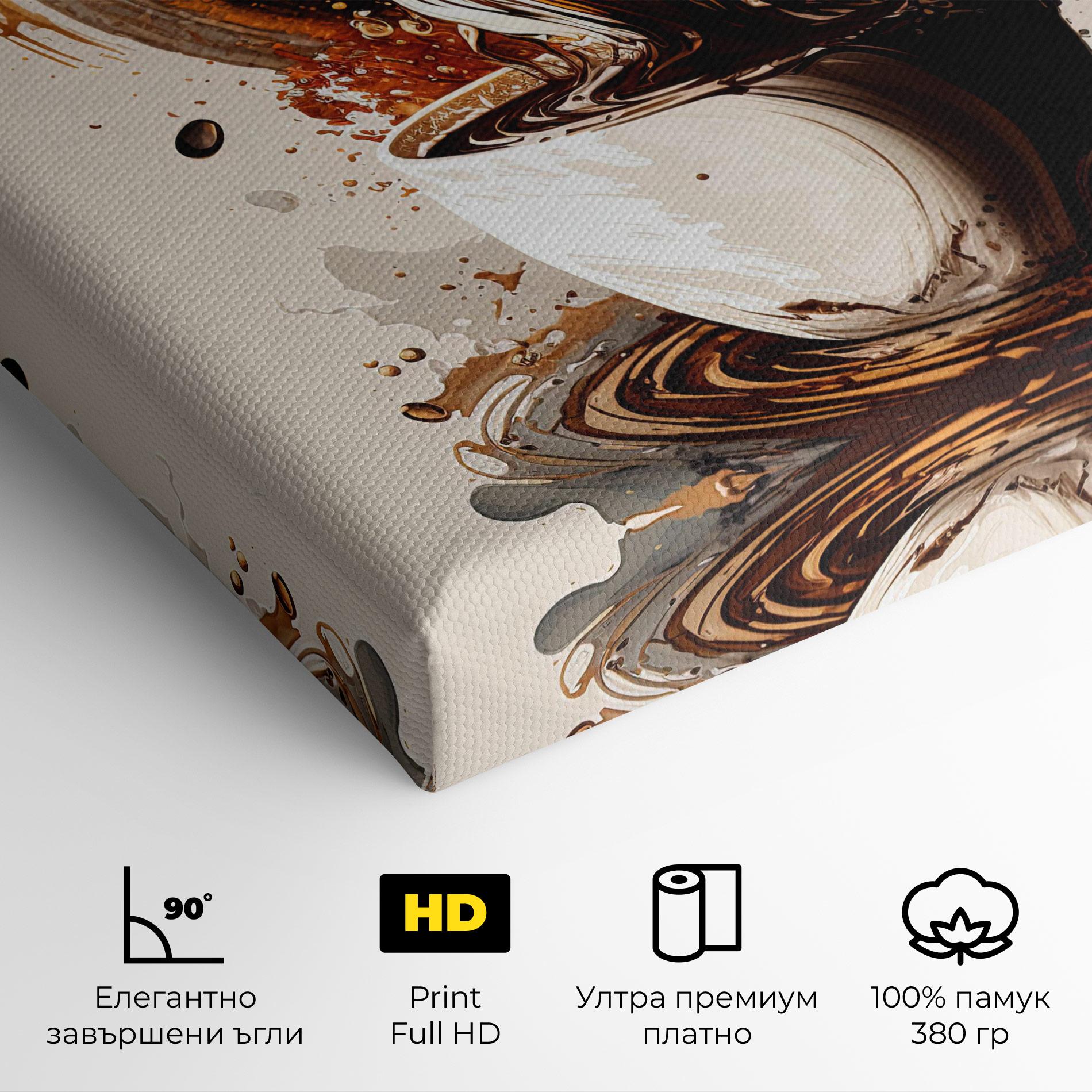 Картина на платно Coffee Art mockup 4