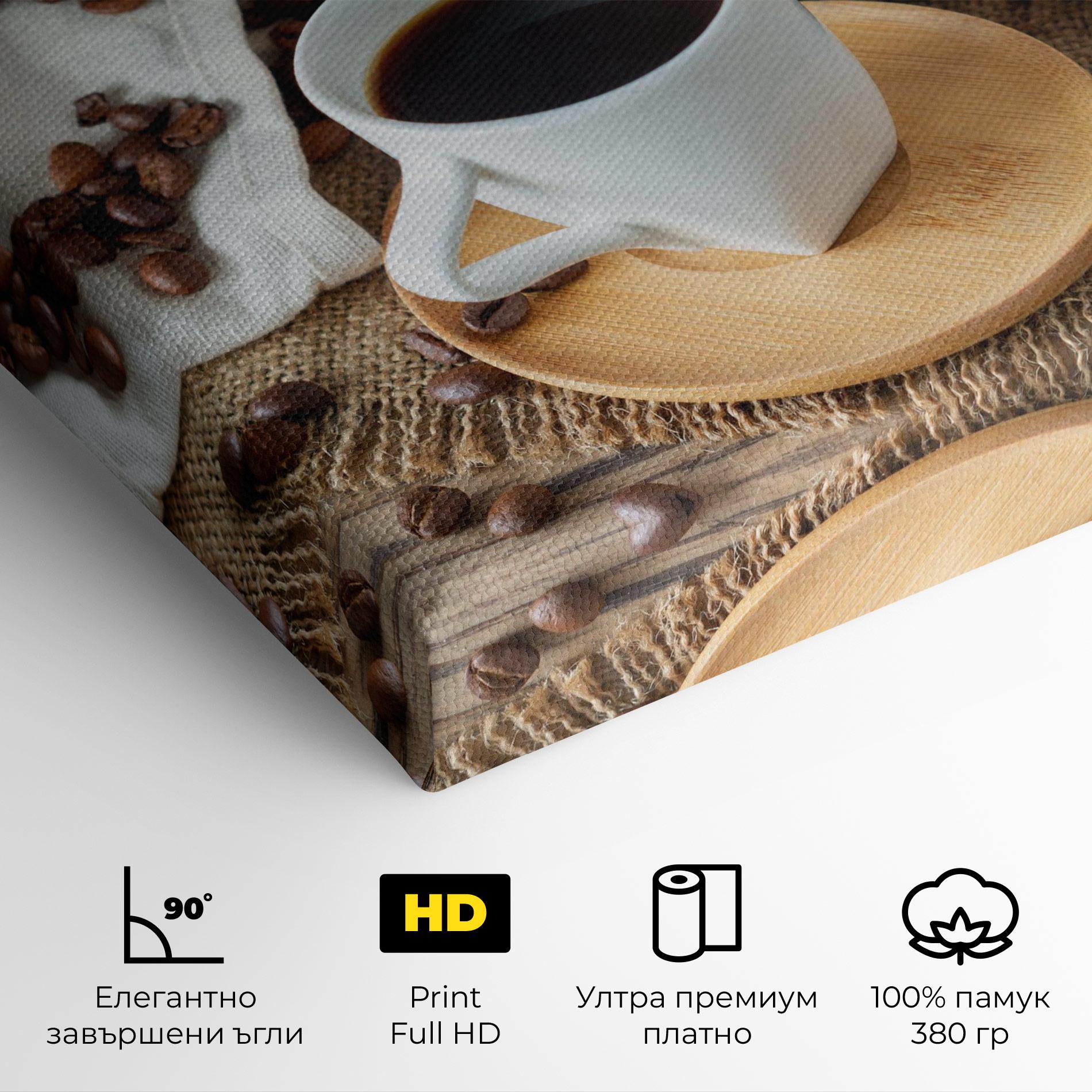 Картина на платно Fresh Espresso mockup 4