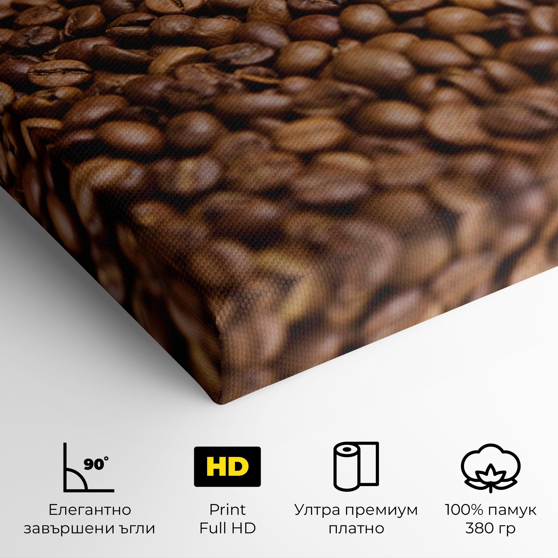 Картина на платно Fresh Roasted Coffee mockup 4