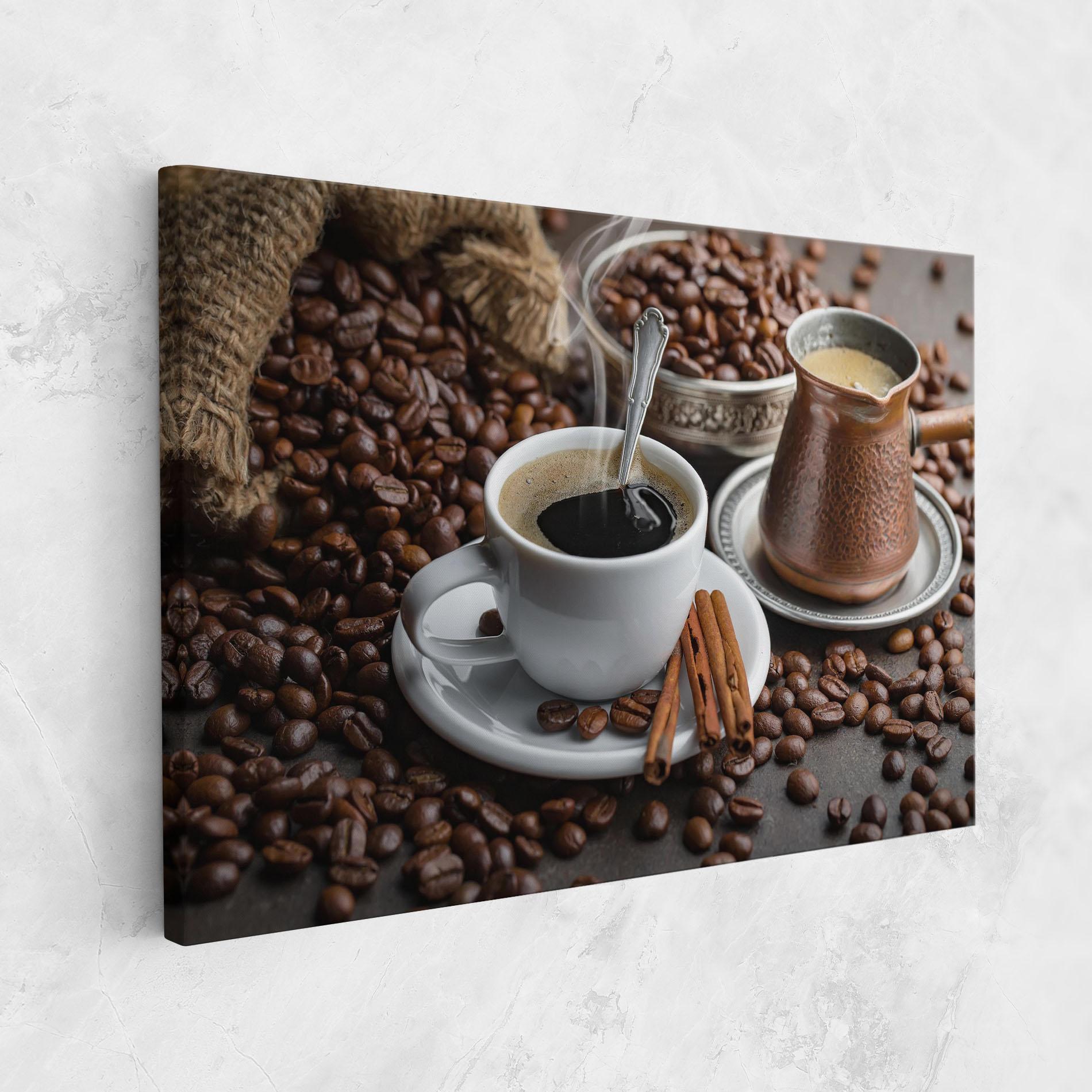 Картина на платно Black Coffee Beans mockup 1