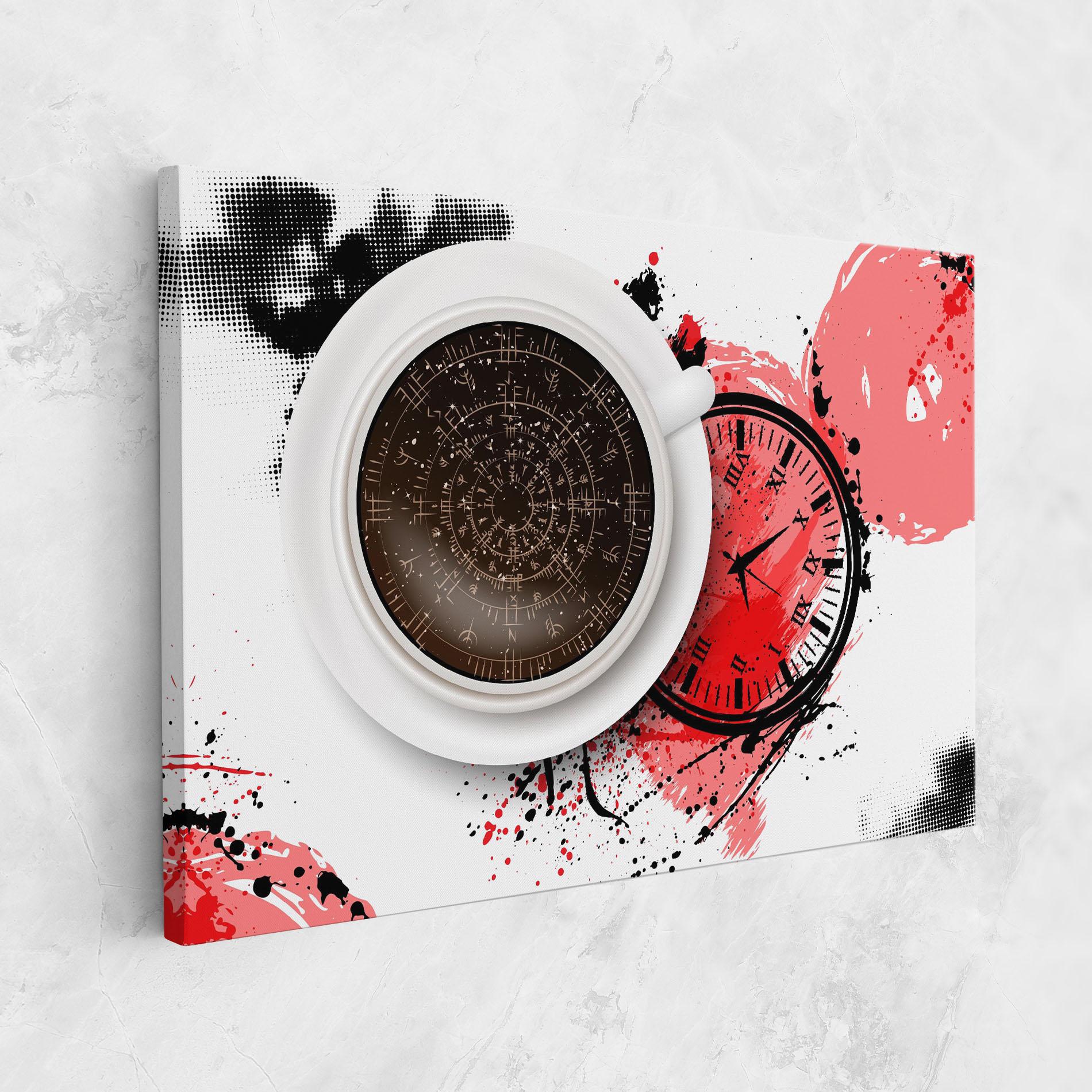 Картина на платно Coffee Reading mockup 1
