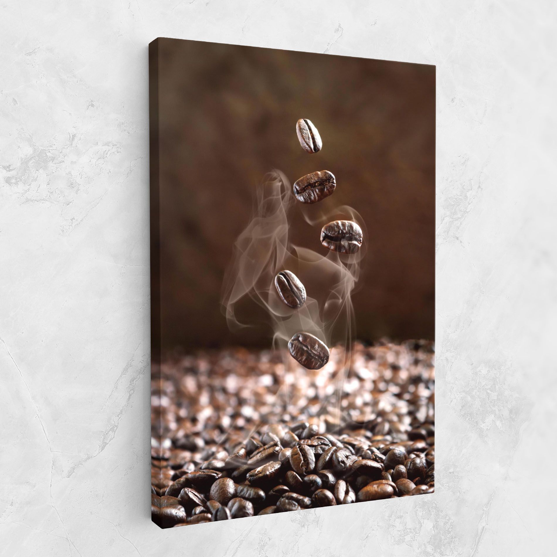 Close Up Falling Beans mockup 1