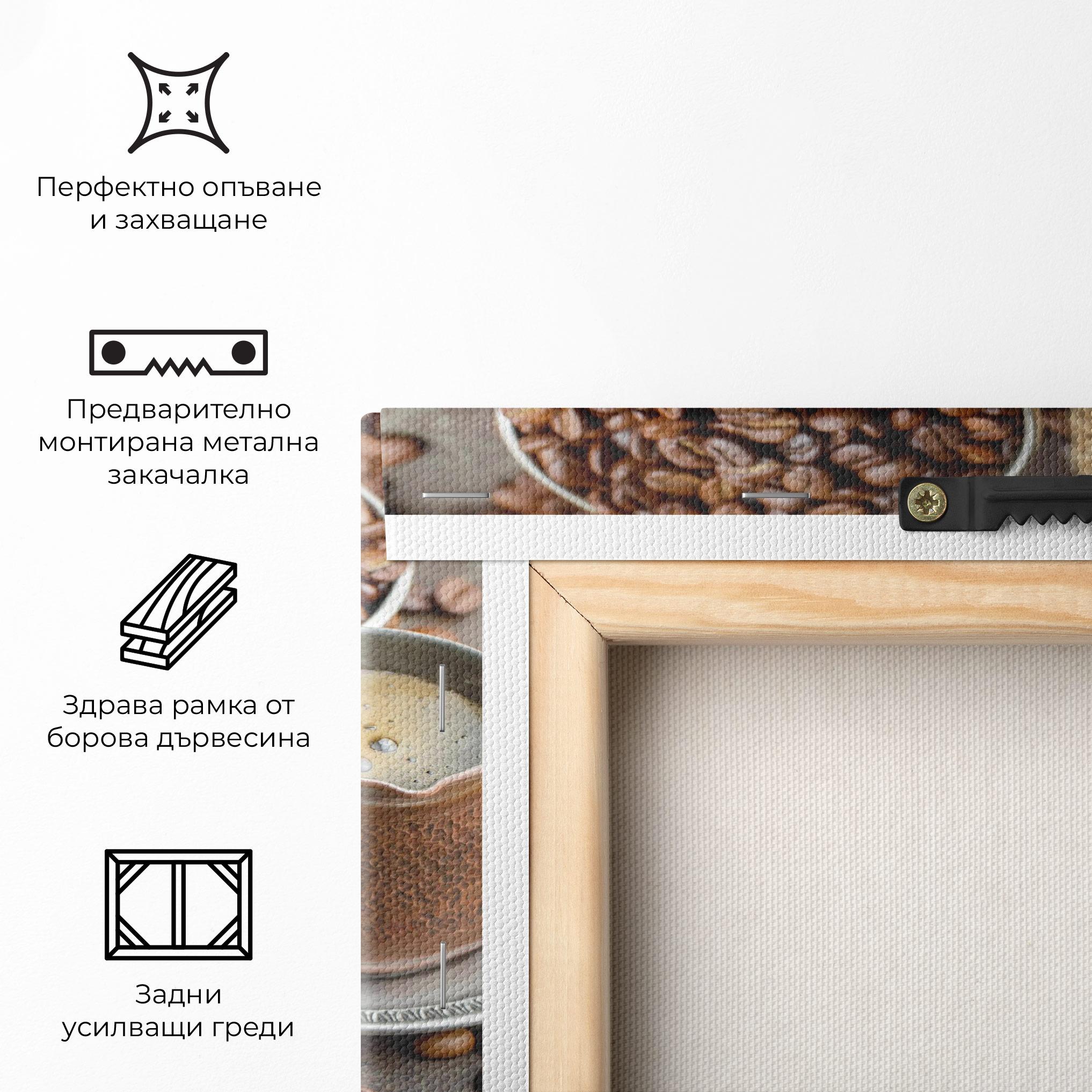 Картина на платно Black Coffee Bean mockup 5