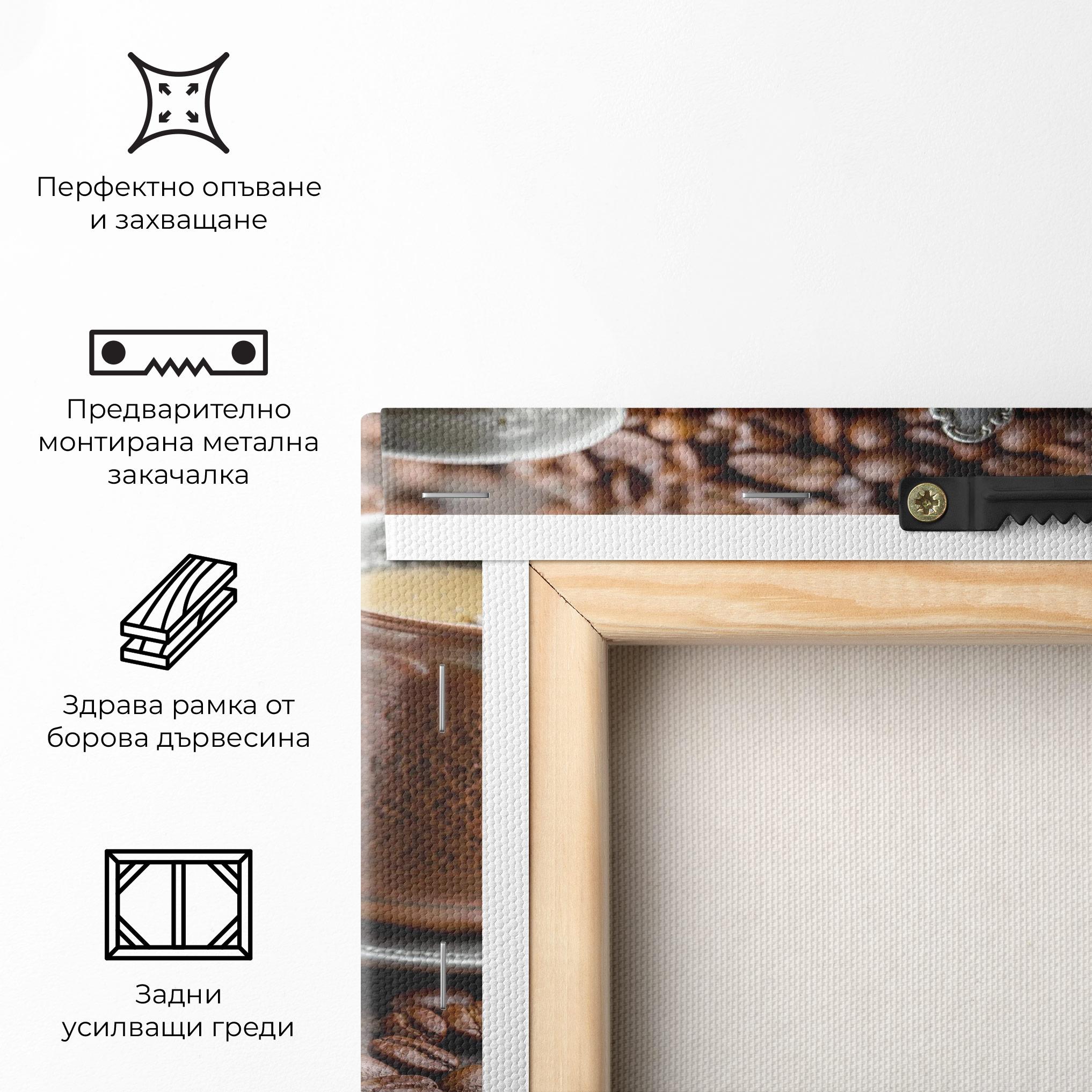 Картина на платно Black Coffee Beans mockup 5
