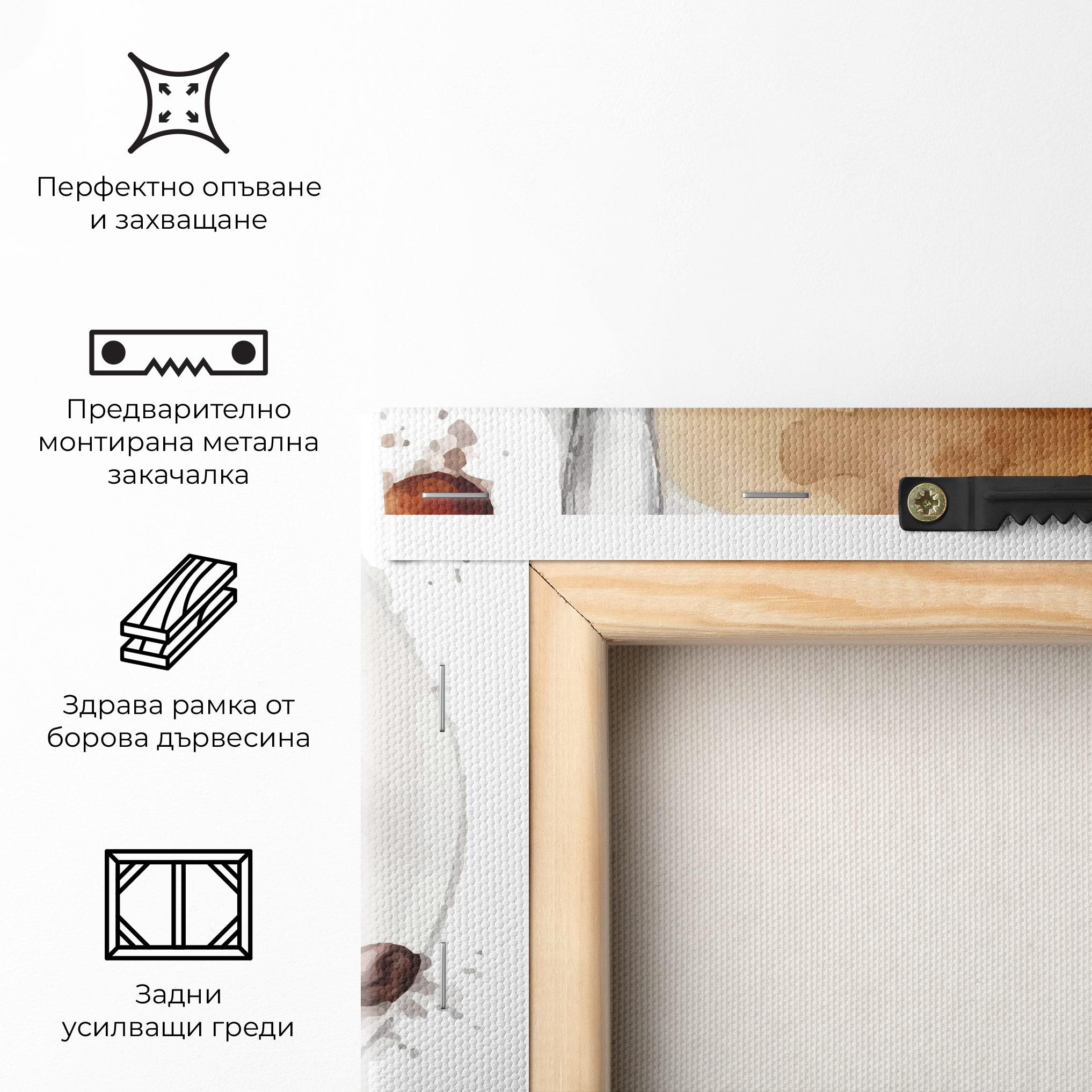 Картина на платно Coffee Liquid mockup 5