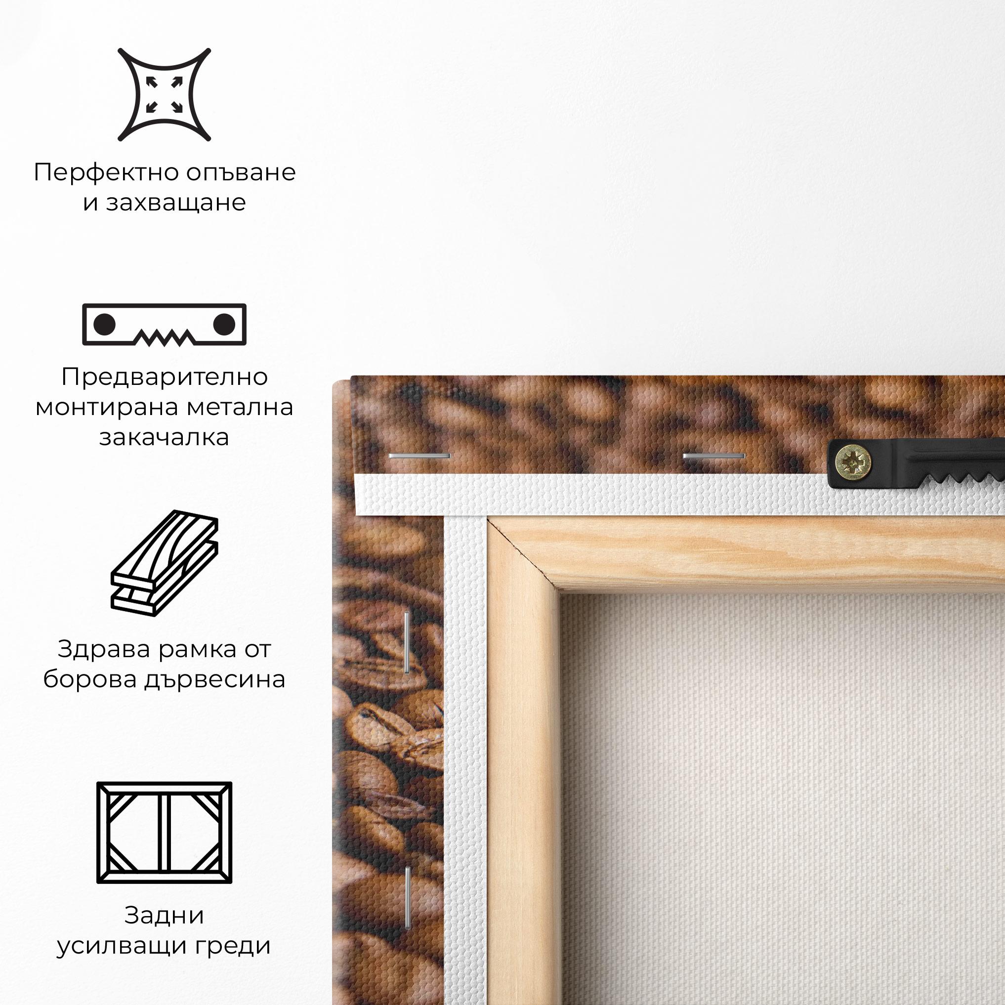 Картина на платно Fresh Roasted Coffee mockup 5