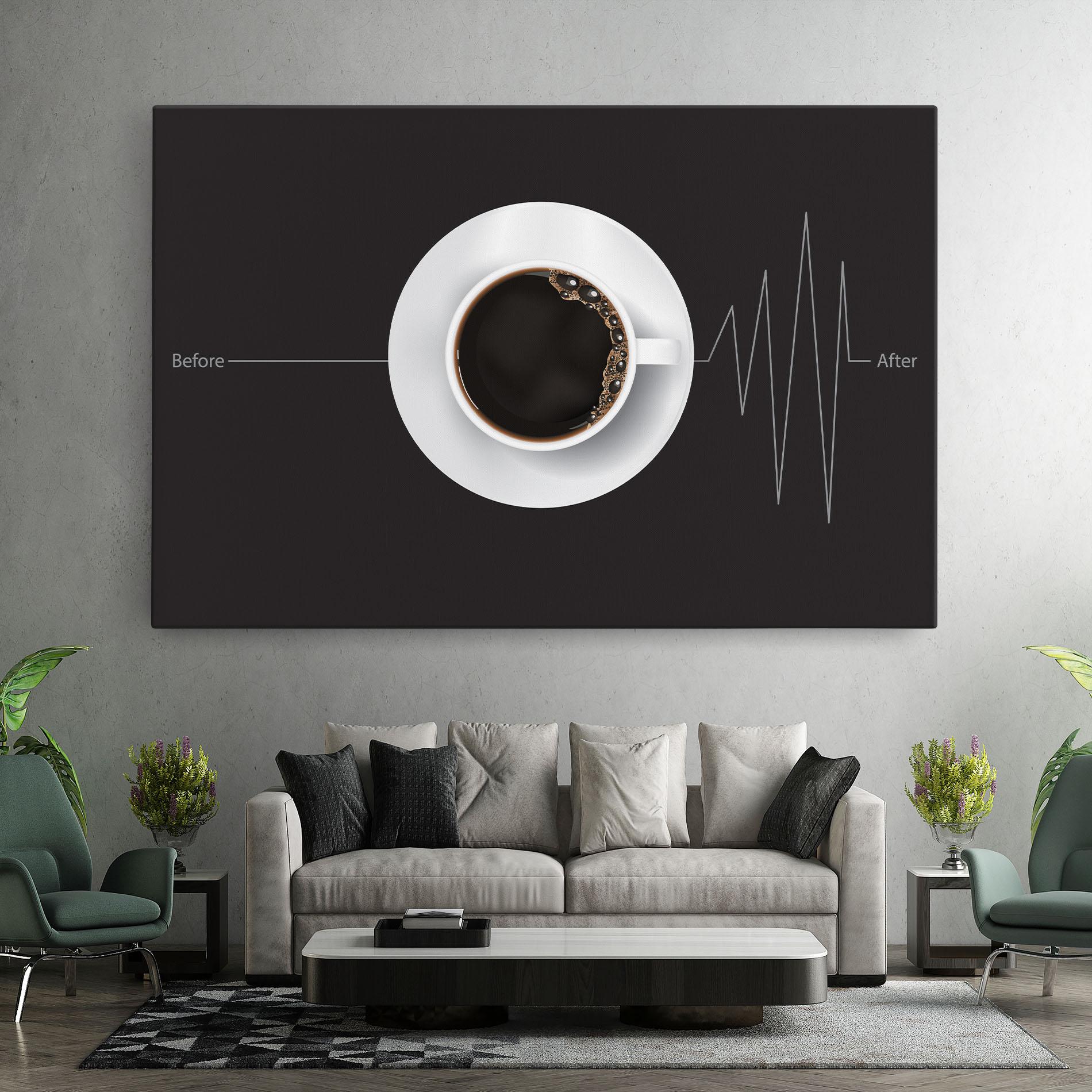 Картина на платно After Coffee mockup 7