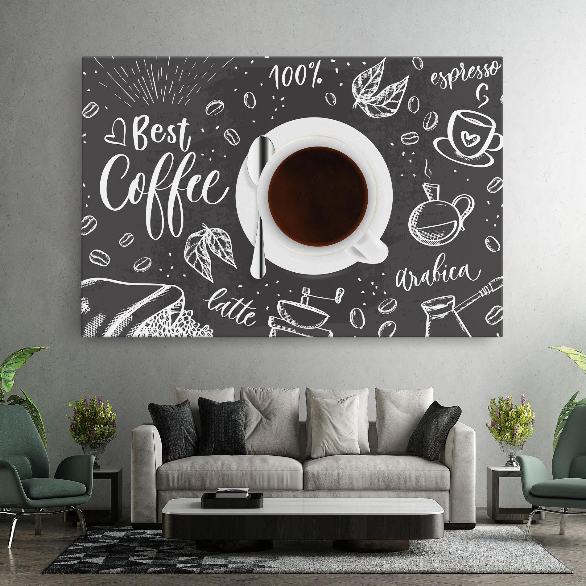 Картина на платно Best Coffee mockup 7
