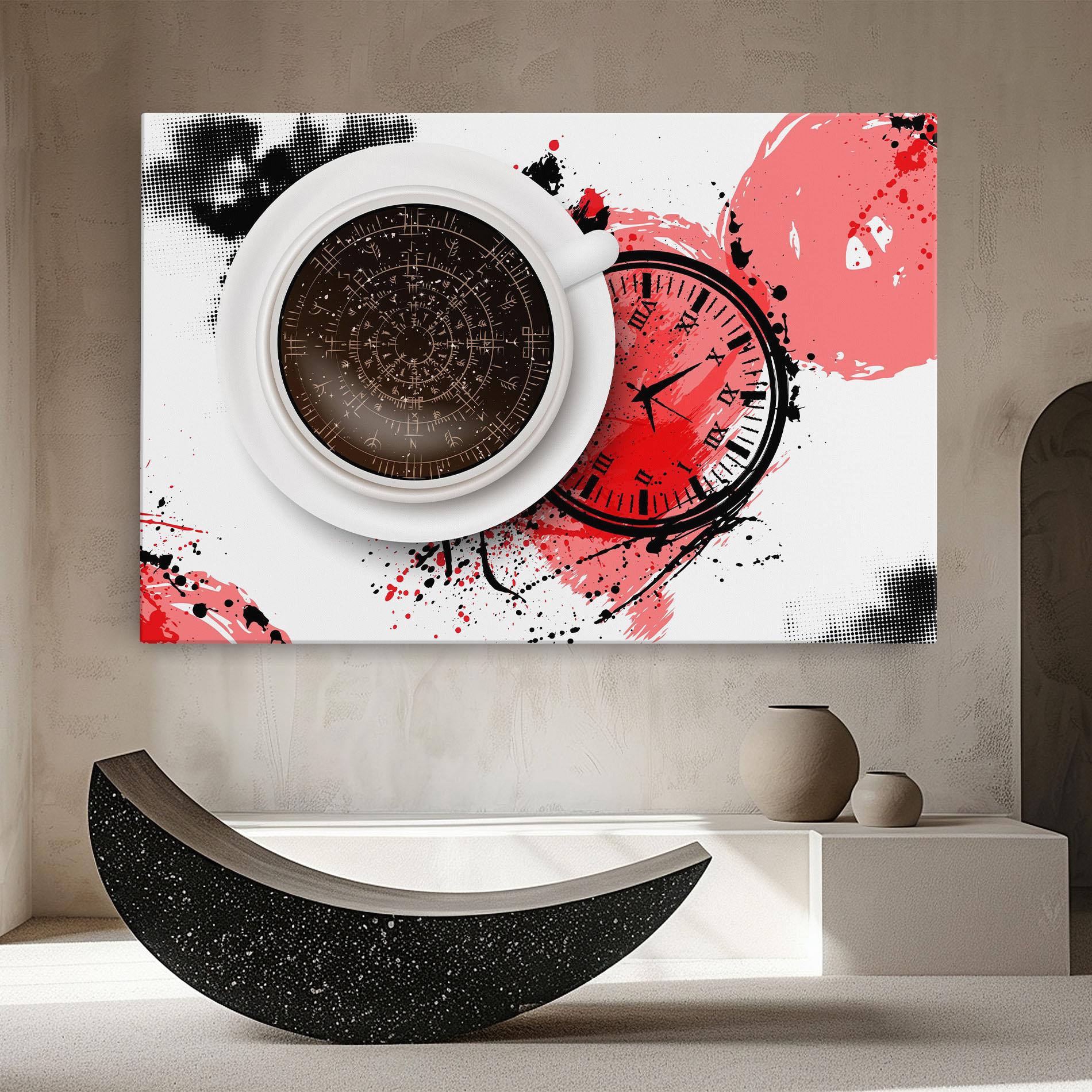 Картина на платно Coffee Reading mockup 8