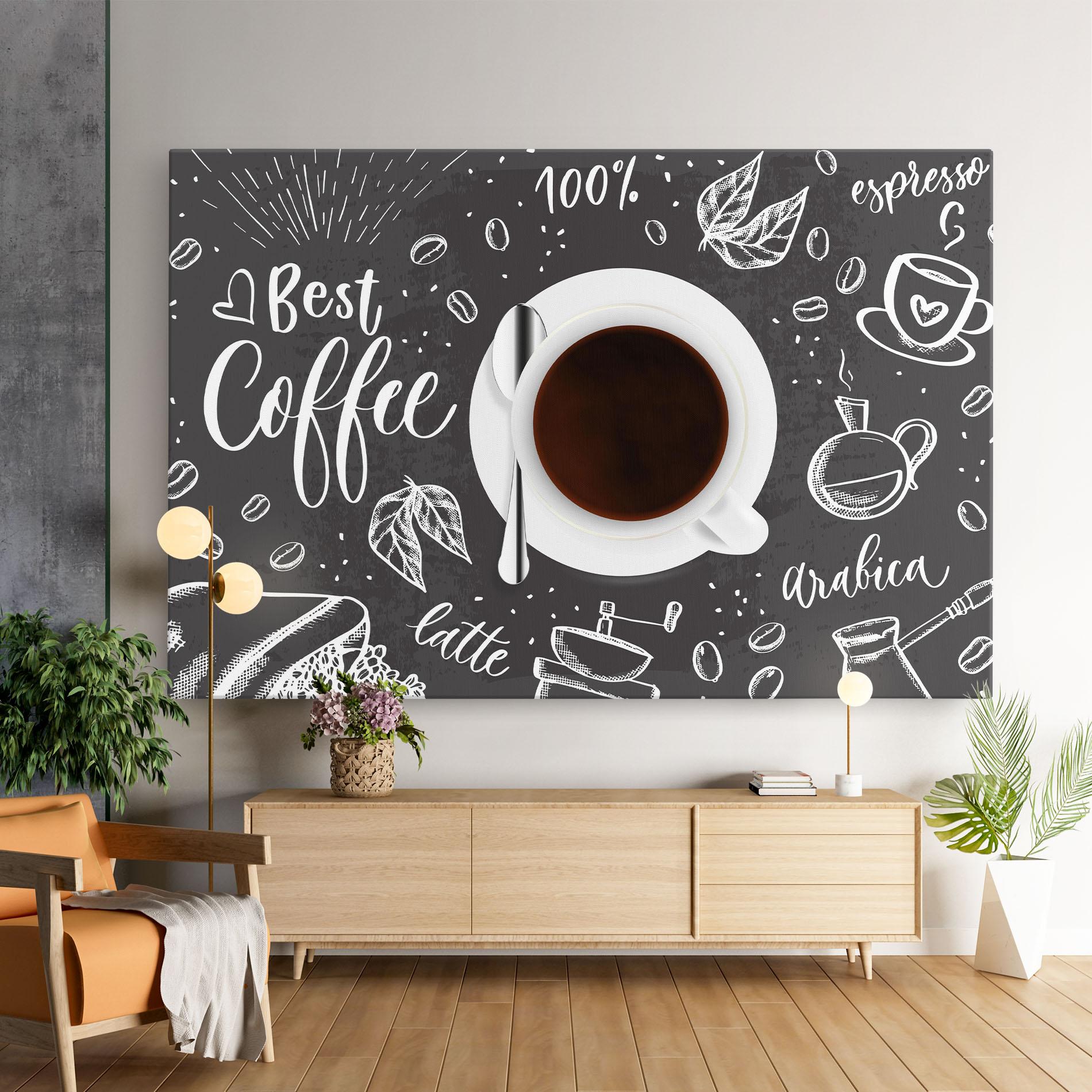 Картина на платно Best Coffee mockup 9