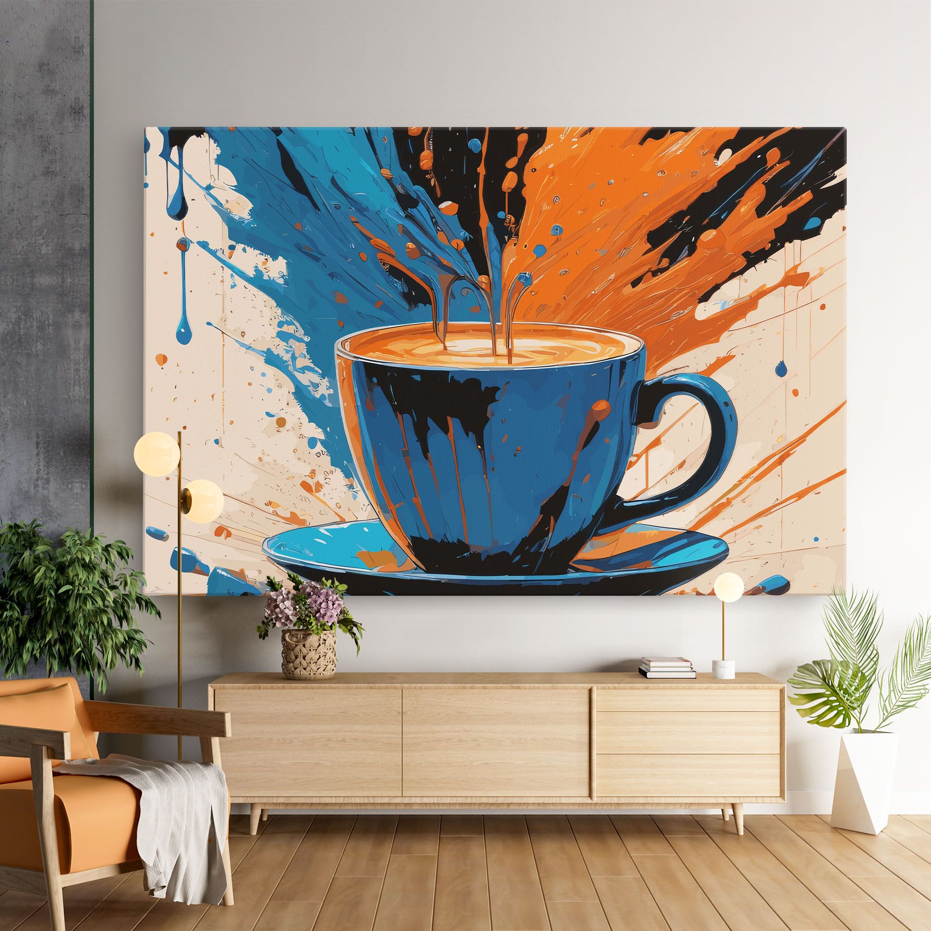 Coffee Blue Orange mockup 9