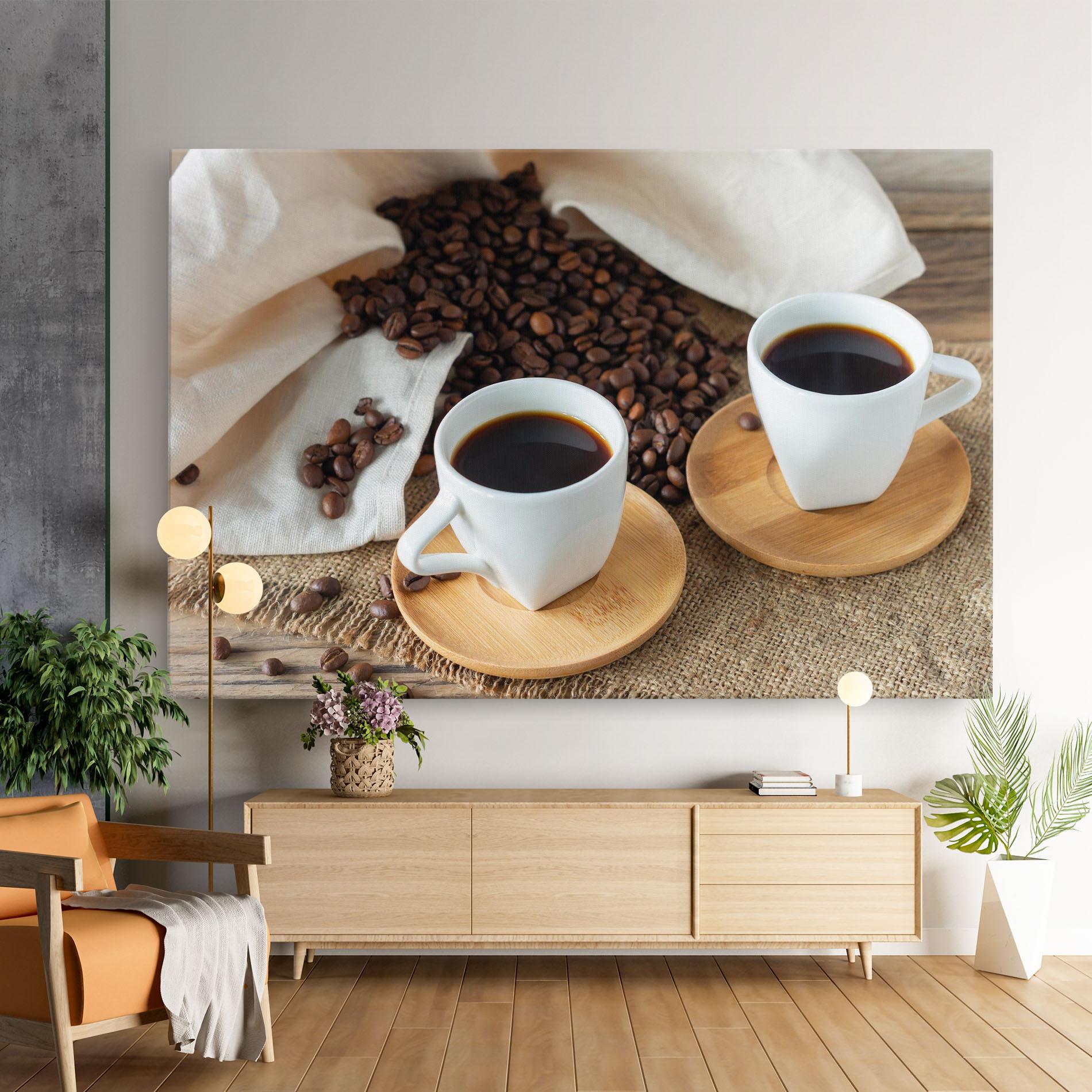 Картина на платно Fresh Espresso mockup 9