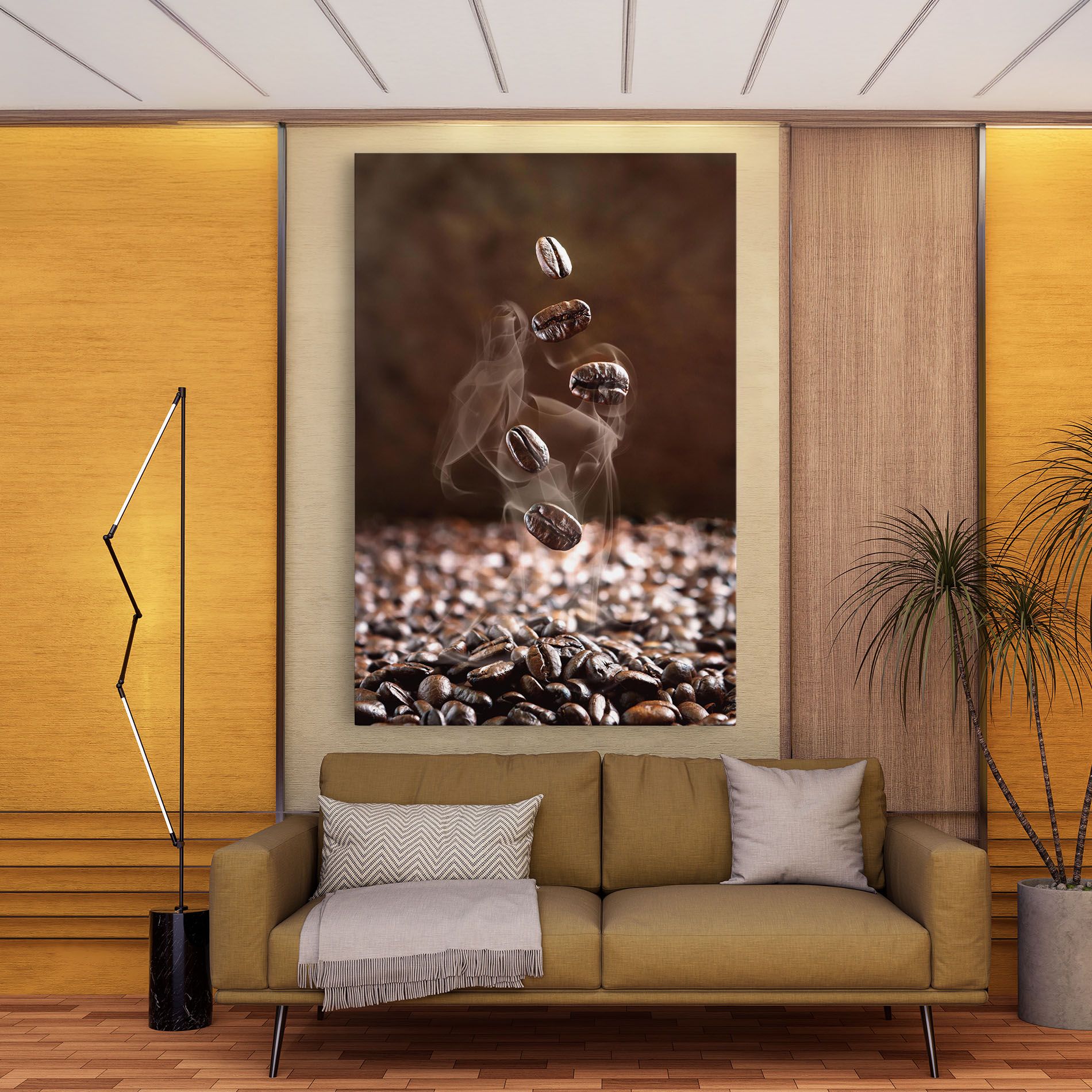 Close Up Falling Beans mockup 9