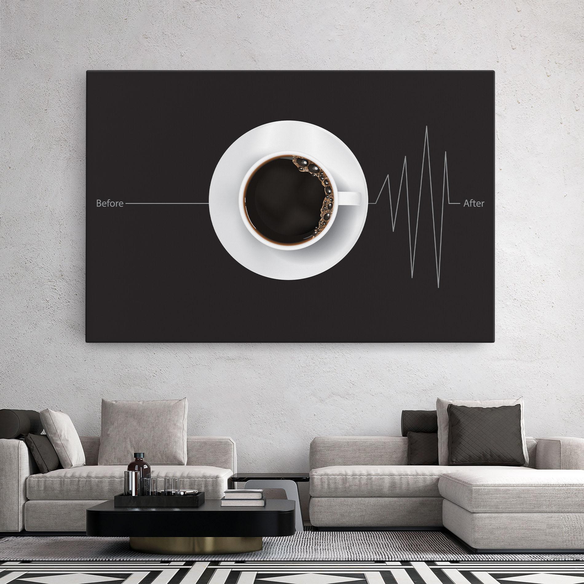 Картина на платно After Coffee mockup 2